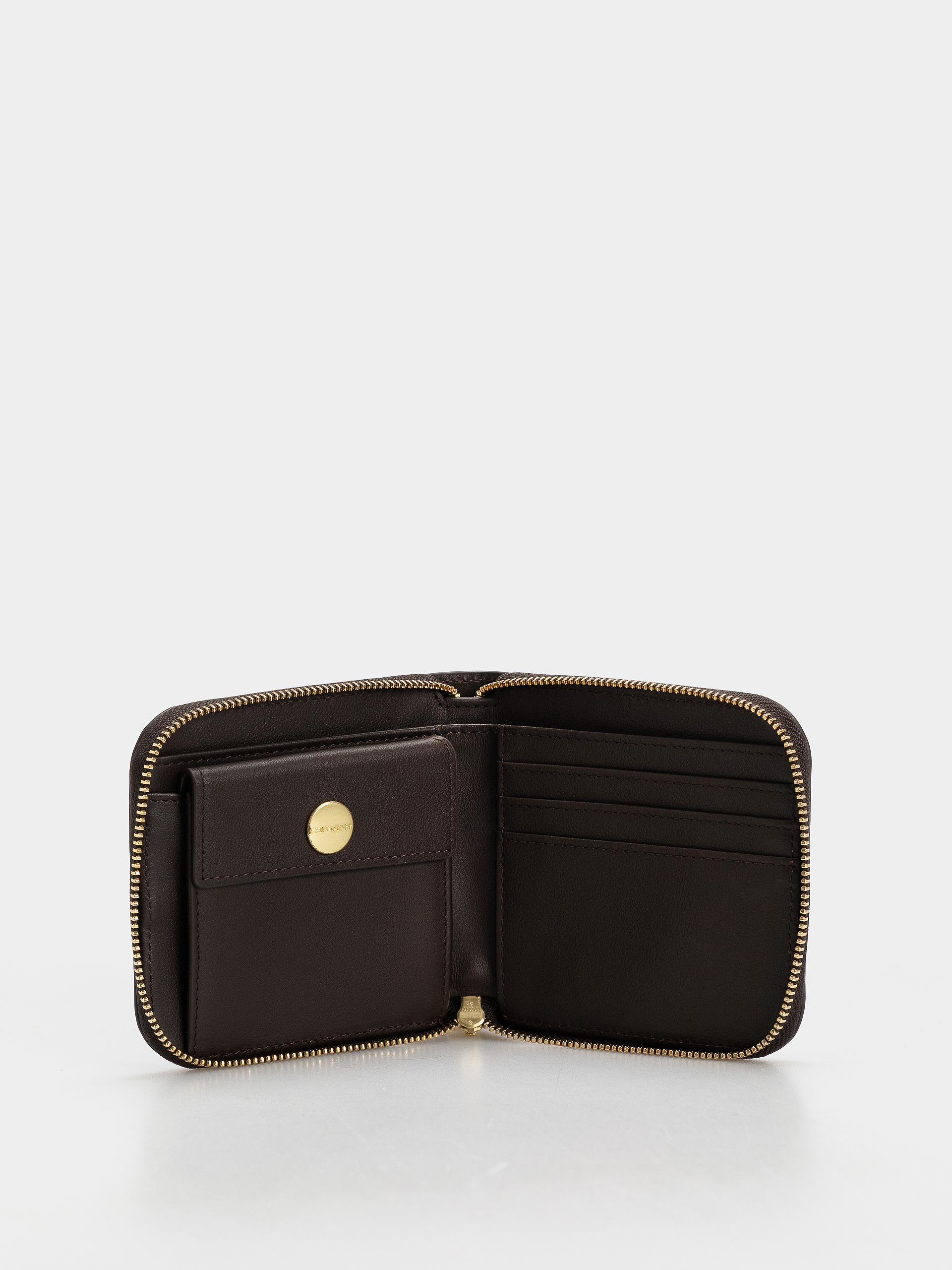 Carhartt WIP Leather Geldbörse (tobacco/gold)