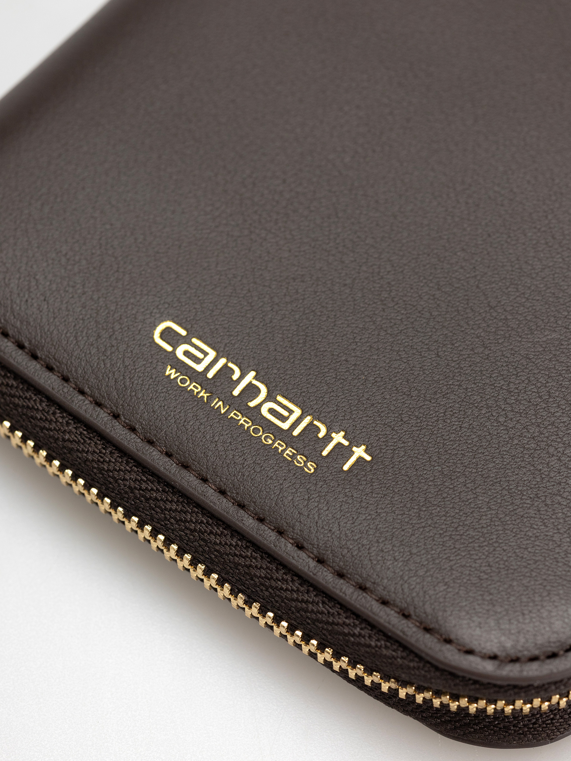 Carhartt WIP Leather Wallet (tobacco/gold)