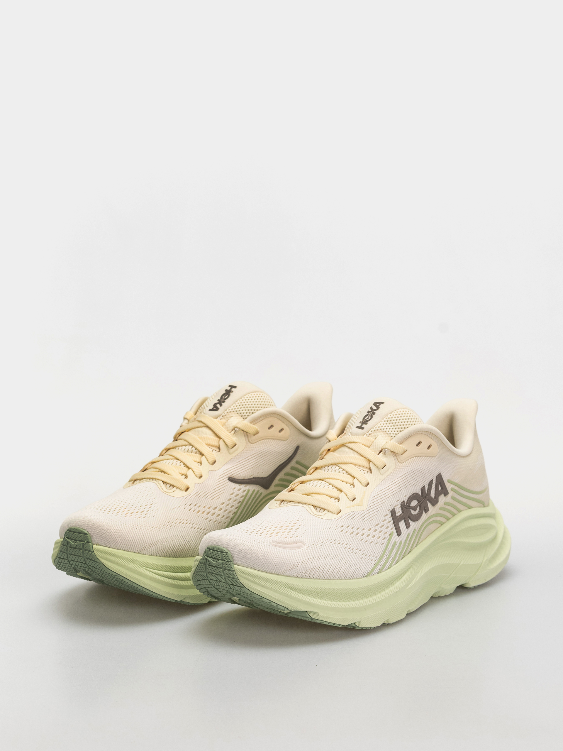 Hoka Clifton 11 Wmn Schuhe (alabaster/morning dew)