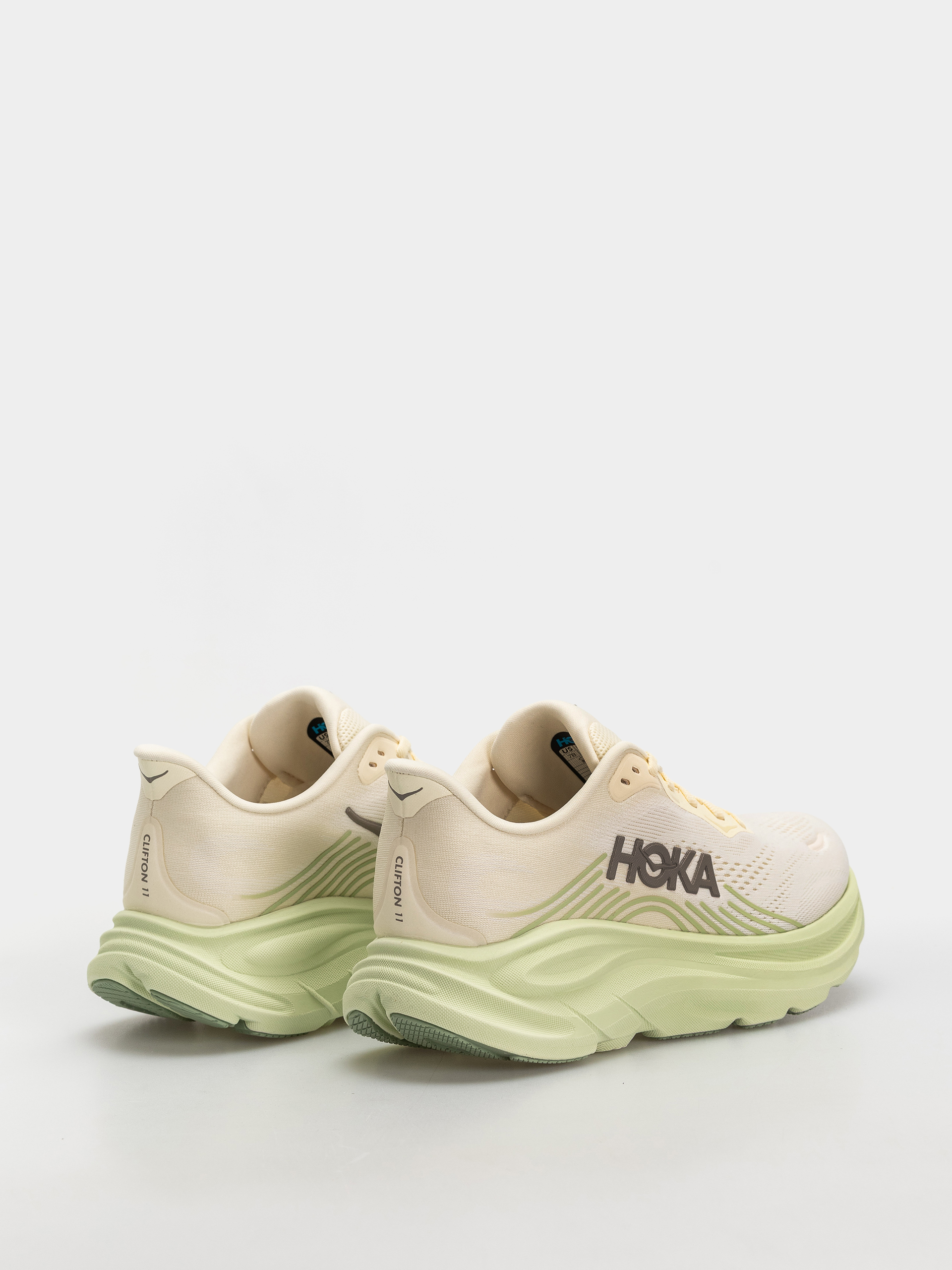 Hoka Clifton 11 Wmn Schuhe (alabaster/morning dew)