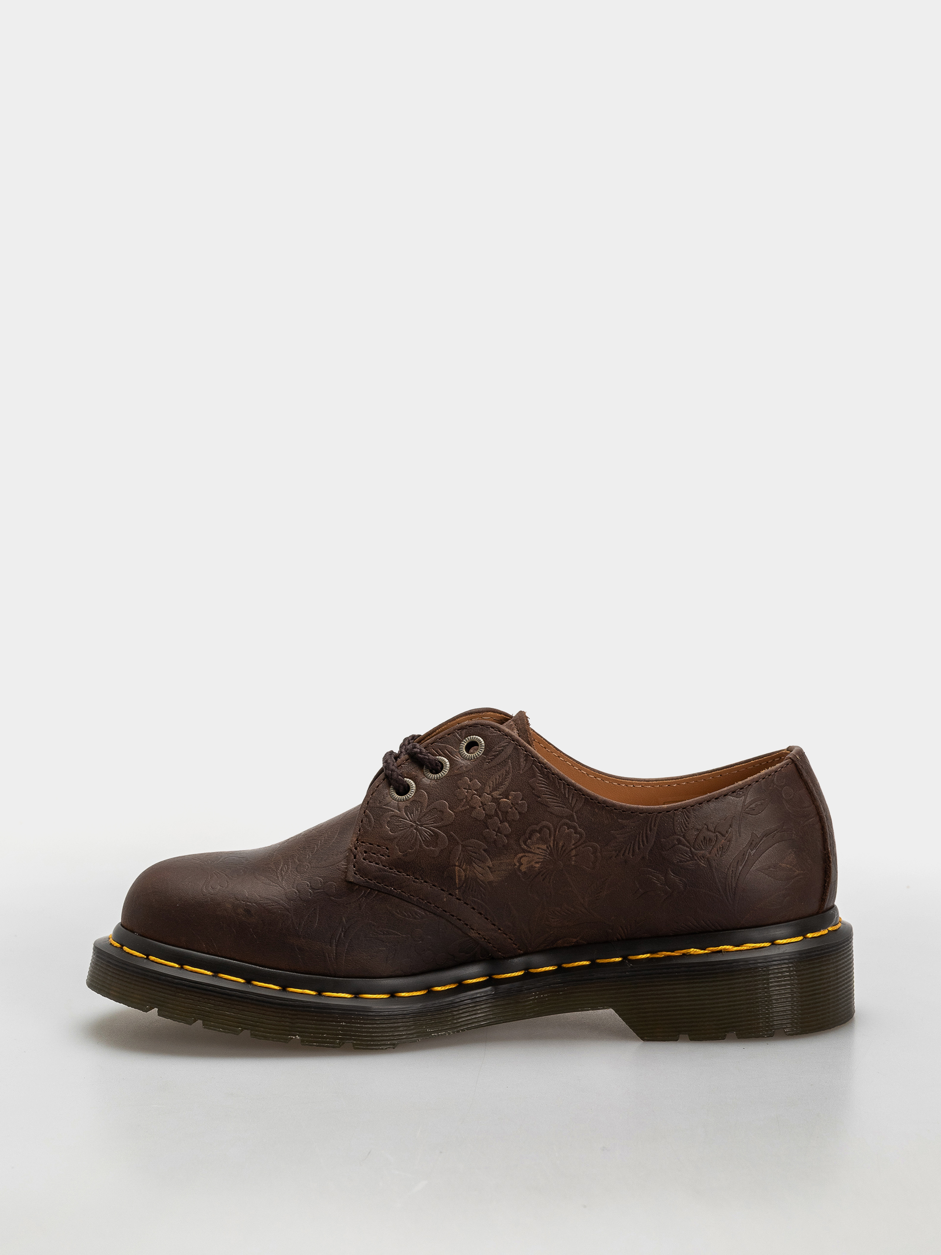 Dr. Martens 1461 Emboss Floral Wmn Shoes (dark brown)