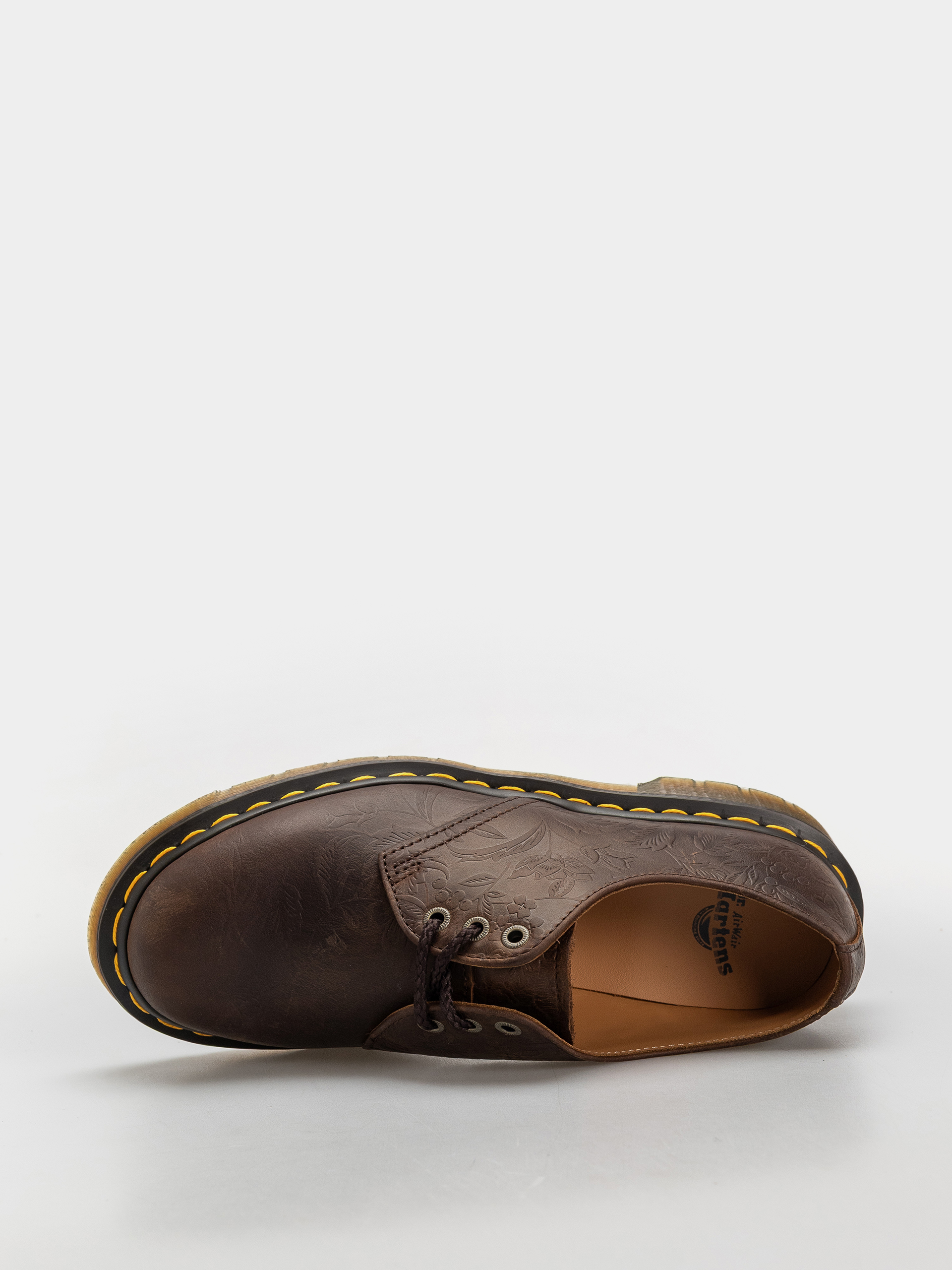 Dr. Martens 1461 Emboss Floral Wmn Shoes (dark brown)