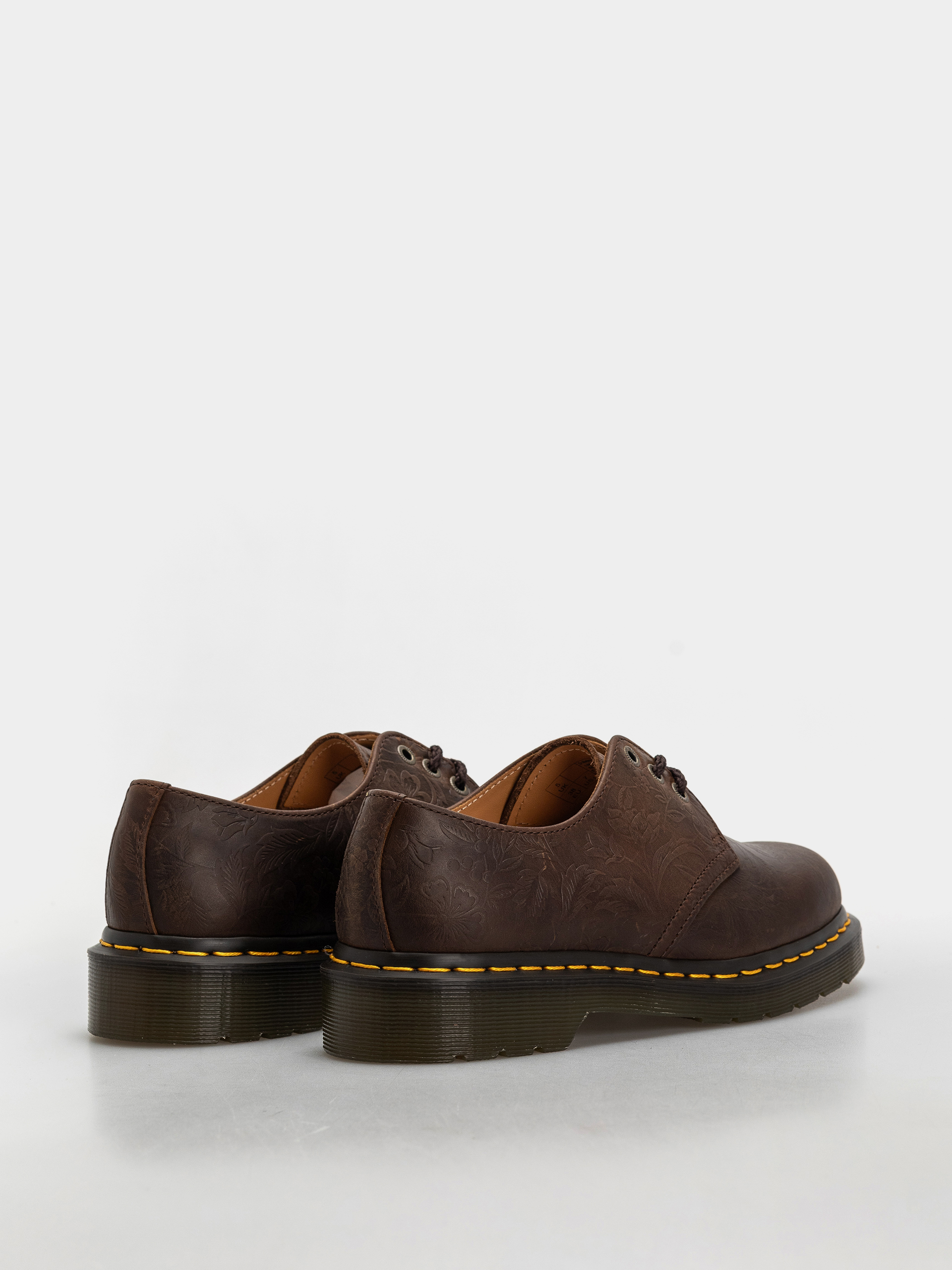 Dr. Martens 1461 Emboss Floral Wmn Shoes (dark brown)