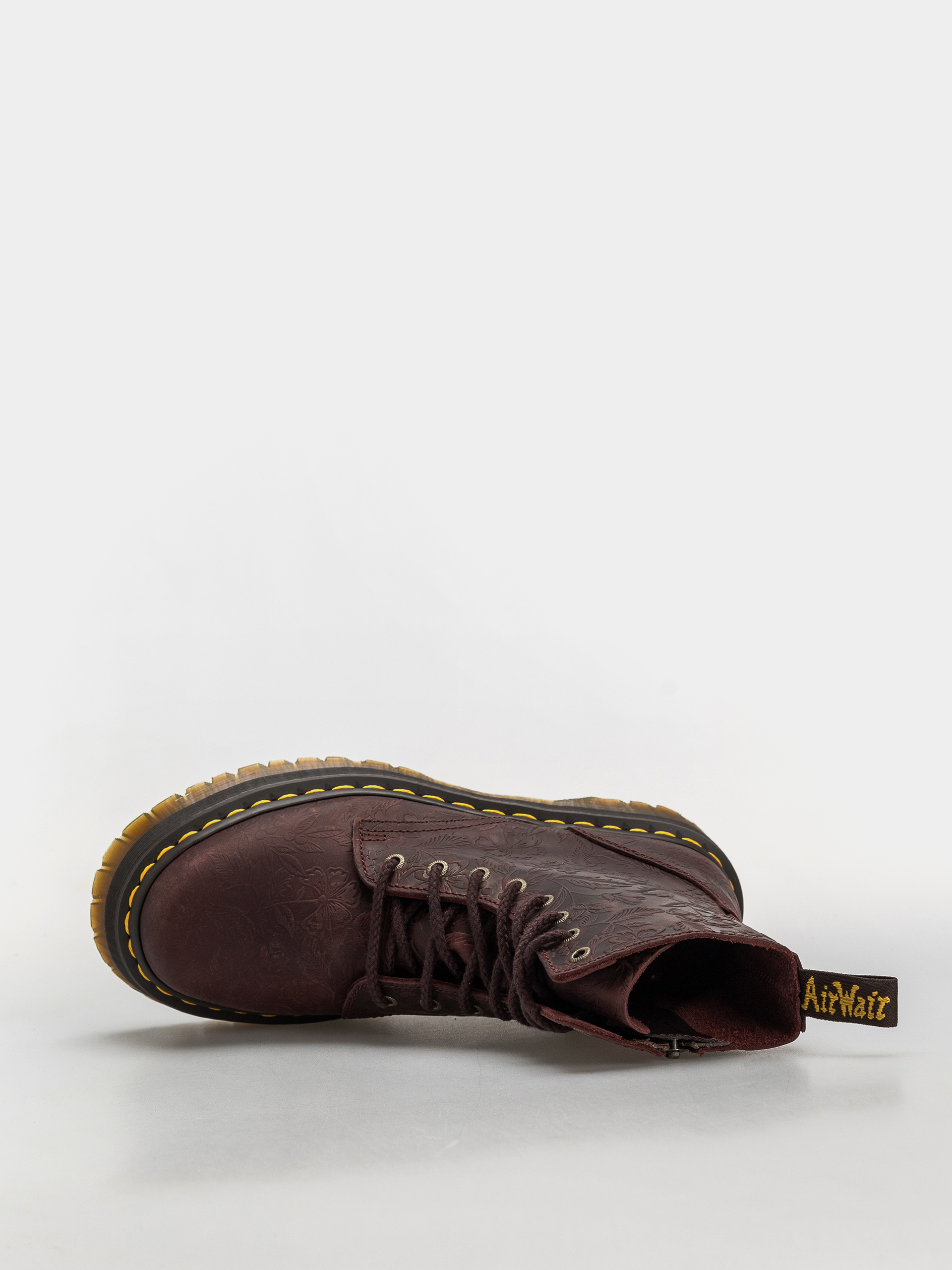 Dr. Martens Jadon Emboss Floral Wmn Shoes (cherry red)