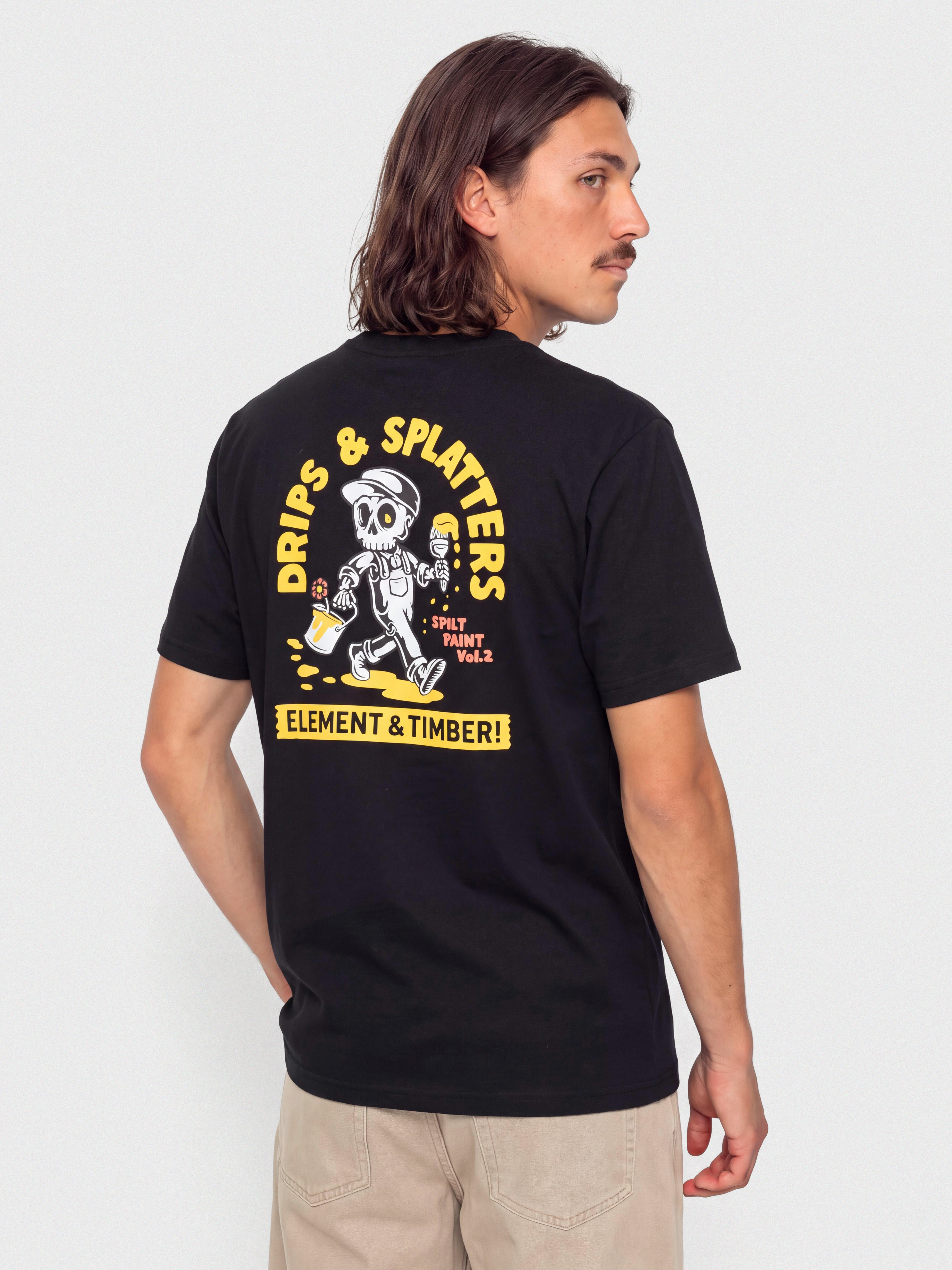 Element Timber Drips T-Shirt (flint black)
