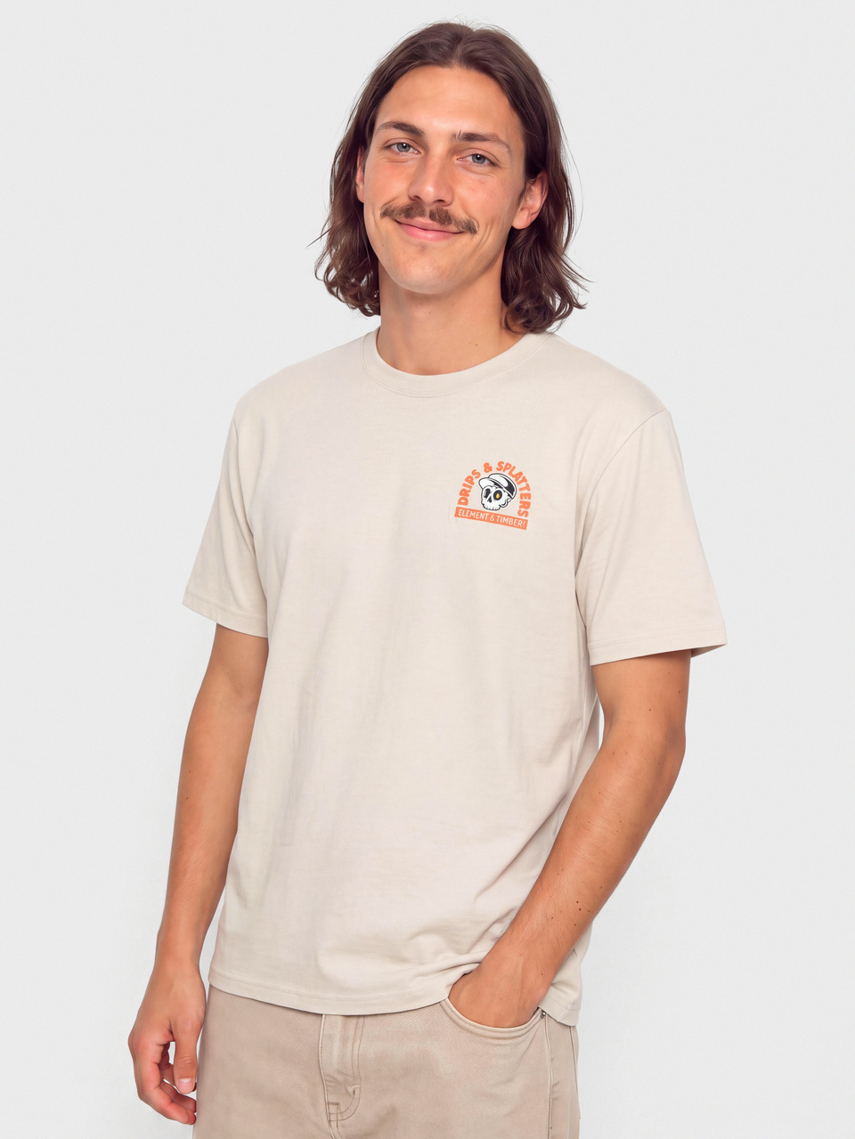 Element Timber Drips T-Shirt (oat milk)