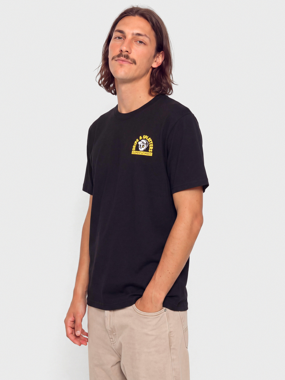 Element Timber Drips T-Shirt (flint black)