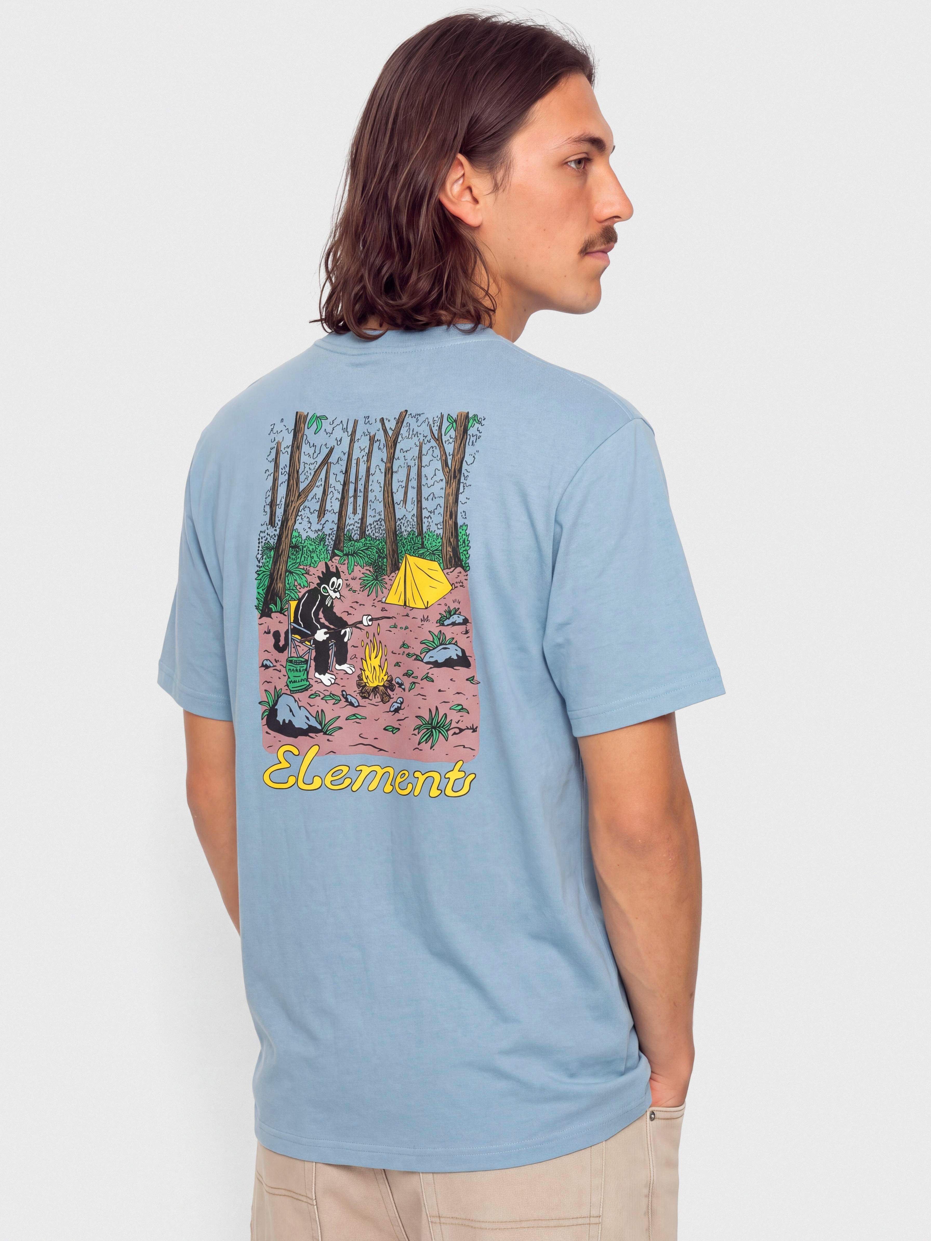 Element T-Shirt Marshmallo (faded denim)