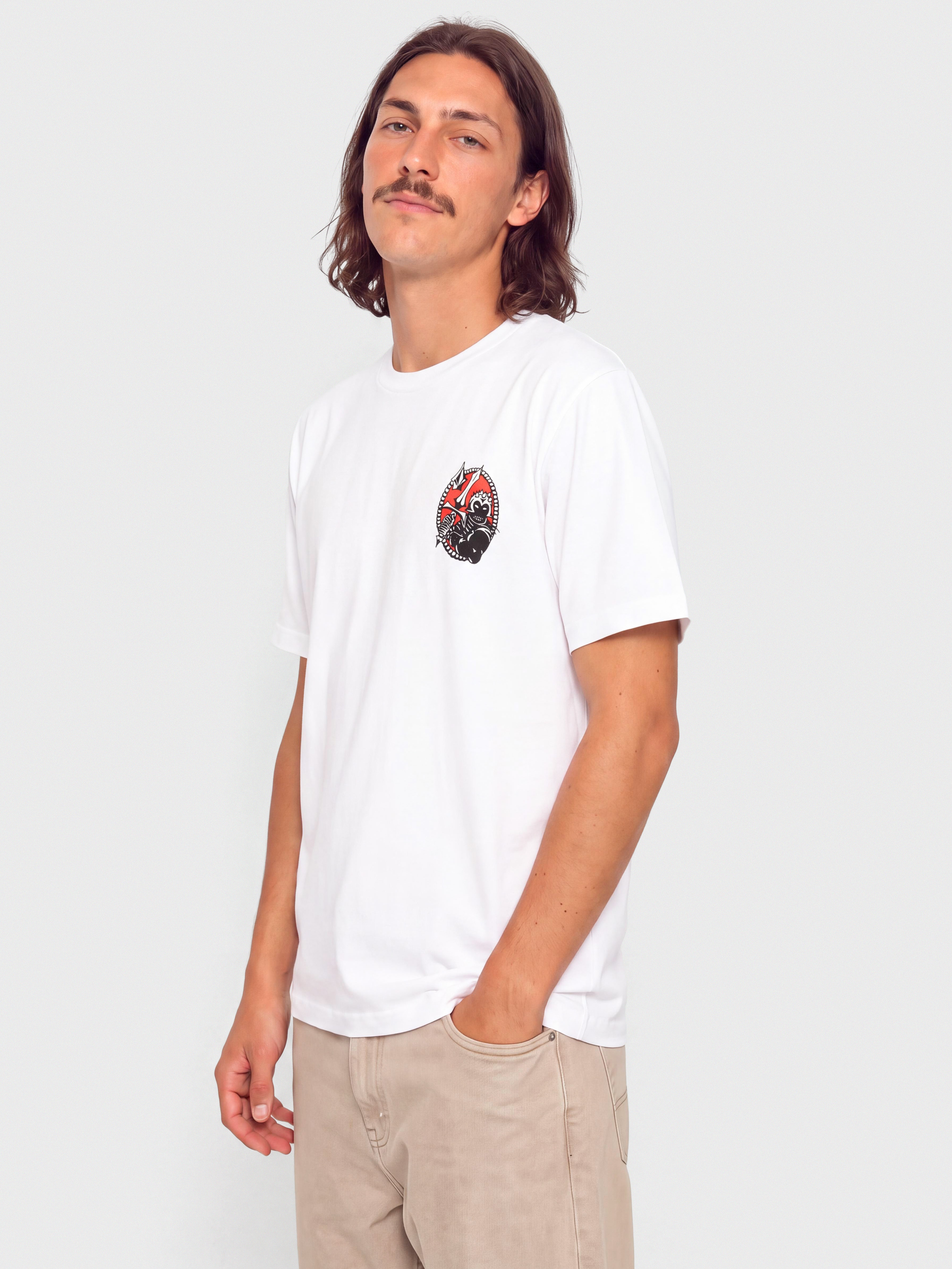 Volcom T-Shirt For The Stone Bsc (white)