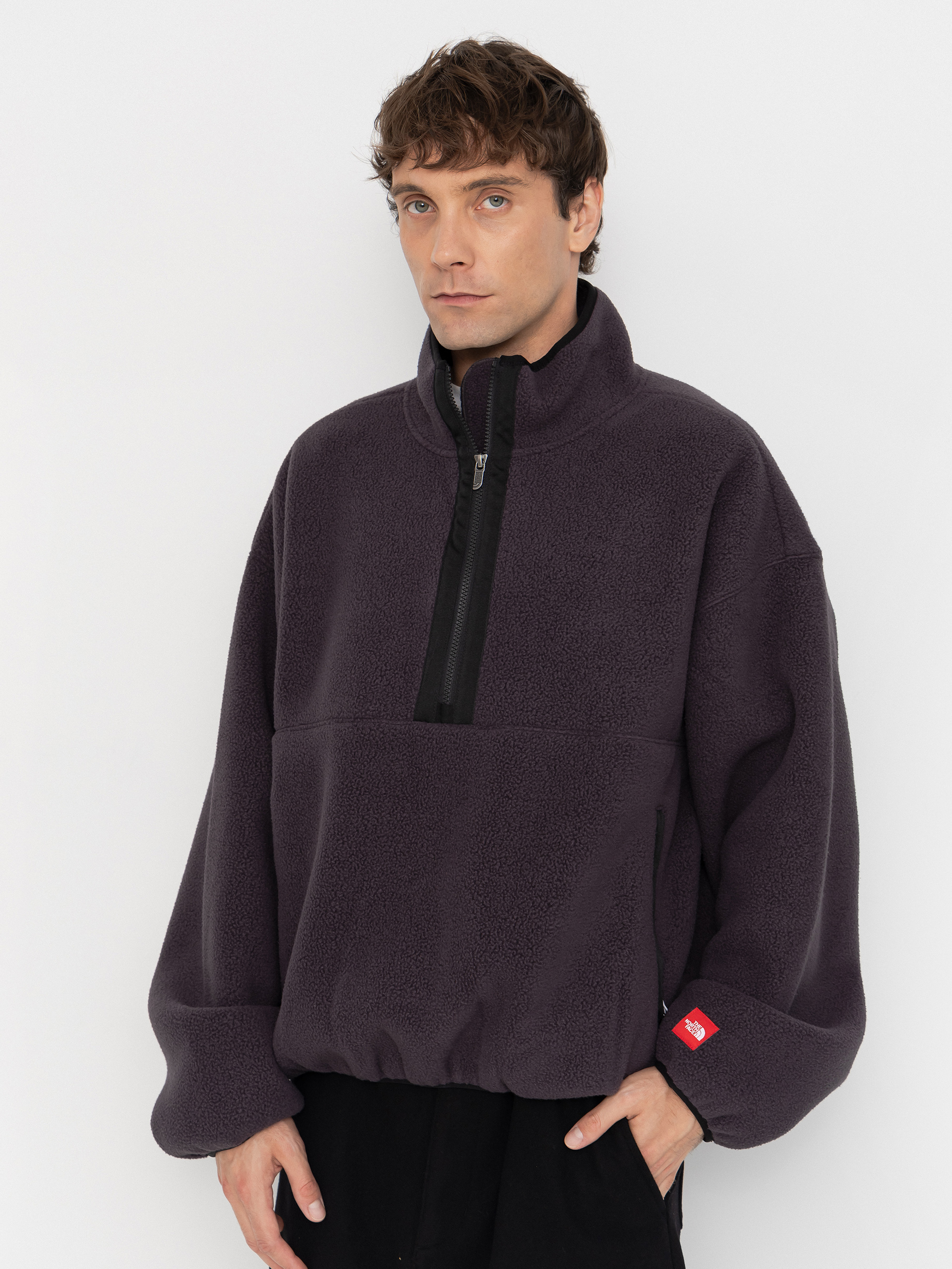 The North Face Red Box 1/2 Zip Fleece  (obsidian)