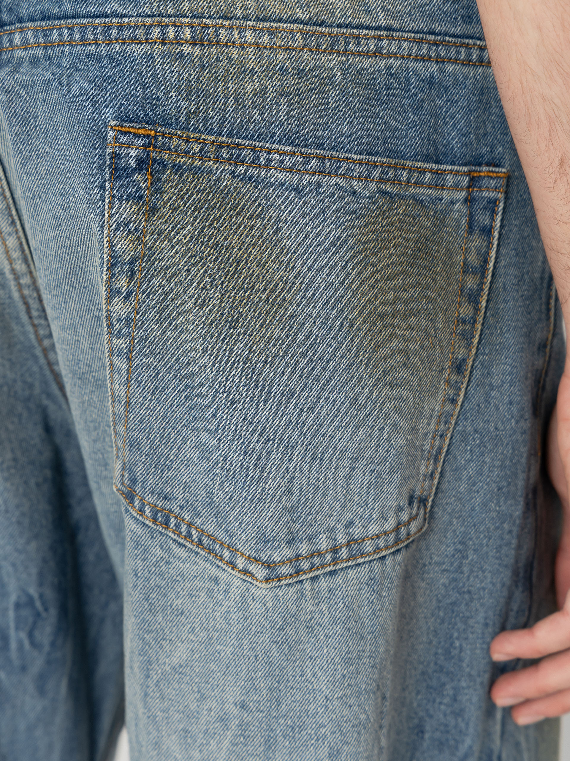 OBEY Hose Nelson Straight Denim (garage wash indigo)
