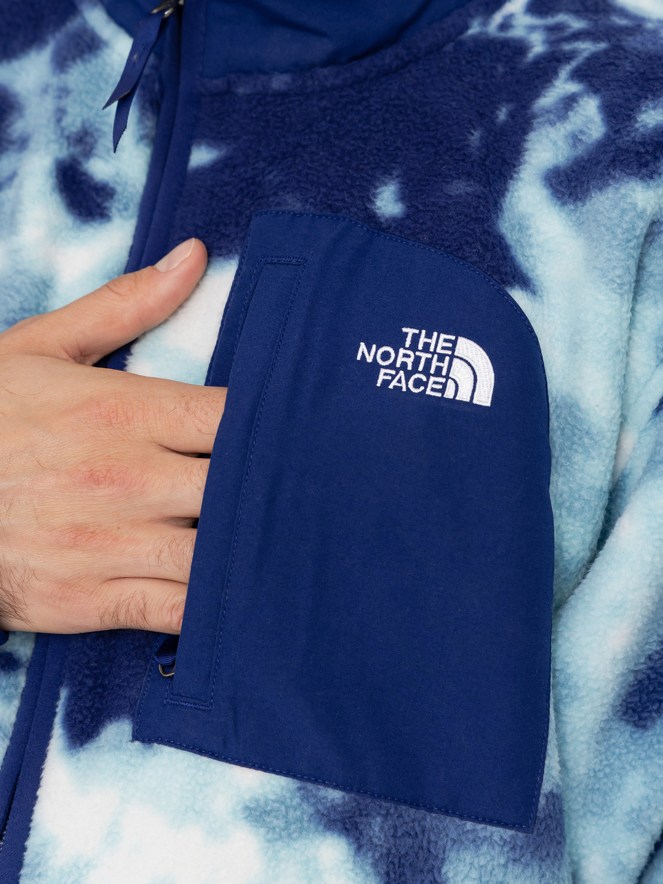 Mens The North Face Fleece  Yumiori Off Peak (bold blue granitic rock)