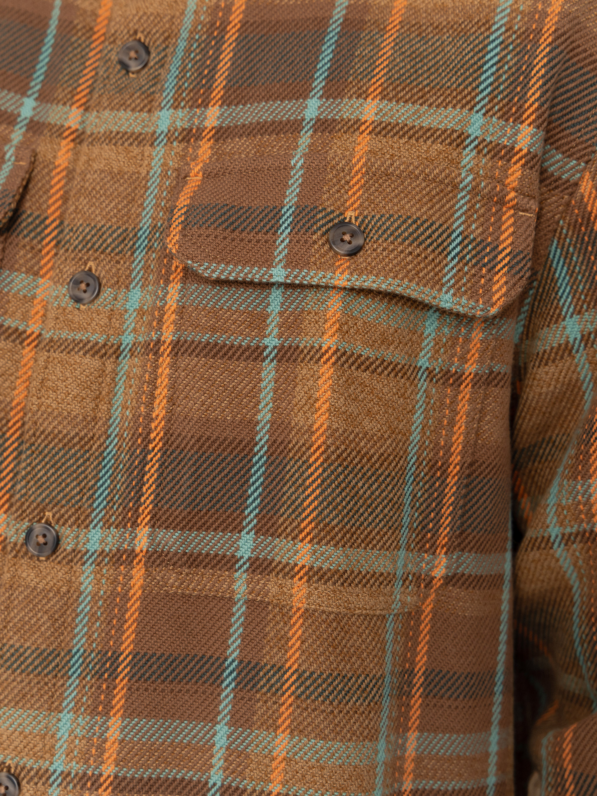 Patagonia Fjord Loft Hemd (avalanche berm brown)
