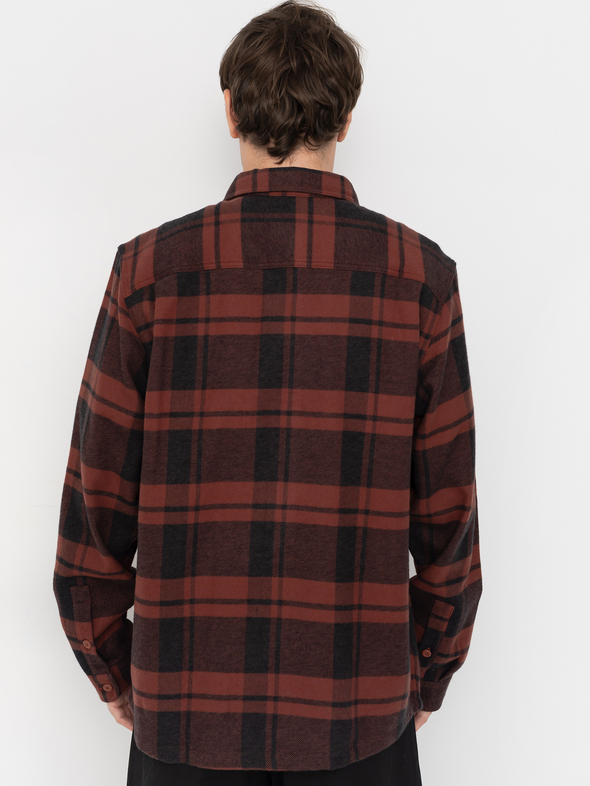 Patagonia Fjord Flannel Shirt (powder rusty red)