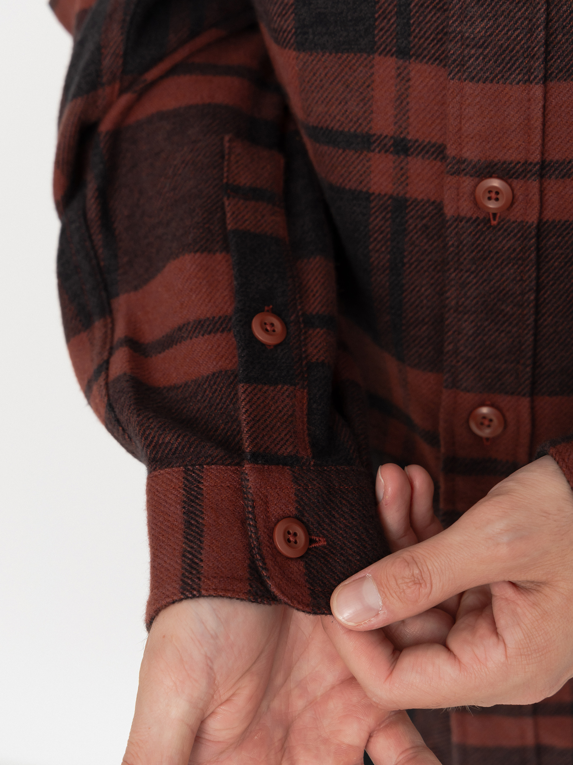 Patagonia Fjord Flannel Hemd (powder rusty red)