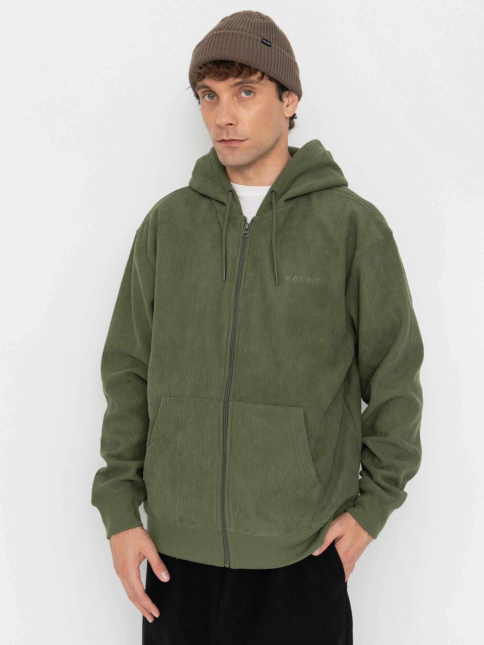 Element Hoodie Lowcase Corduroy ZHD (bronze green)