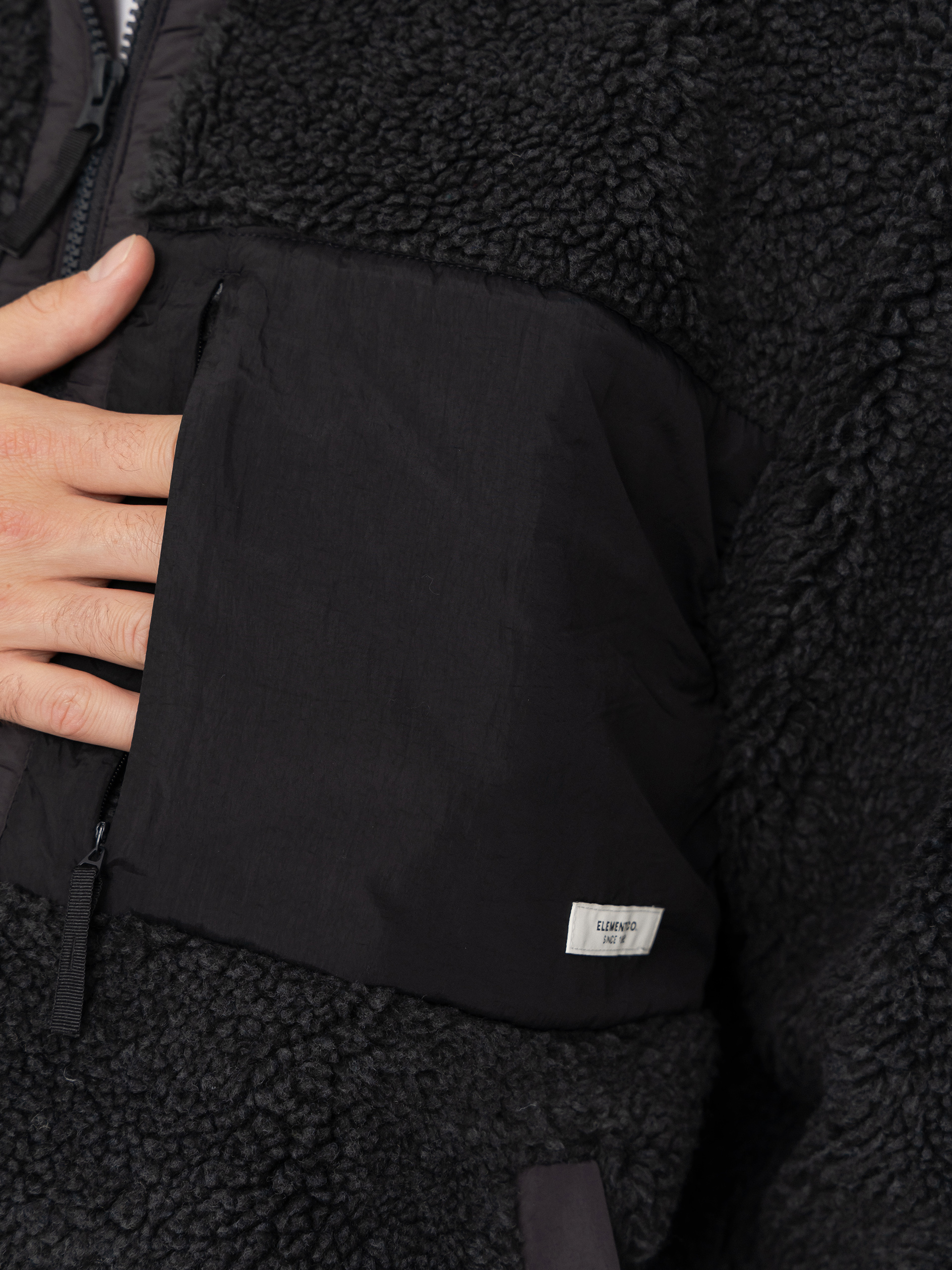 Element Jacke Oak Sherpa (off black)