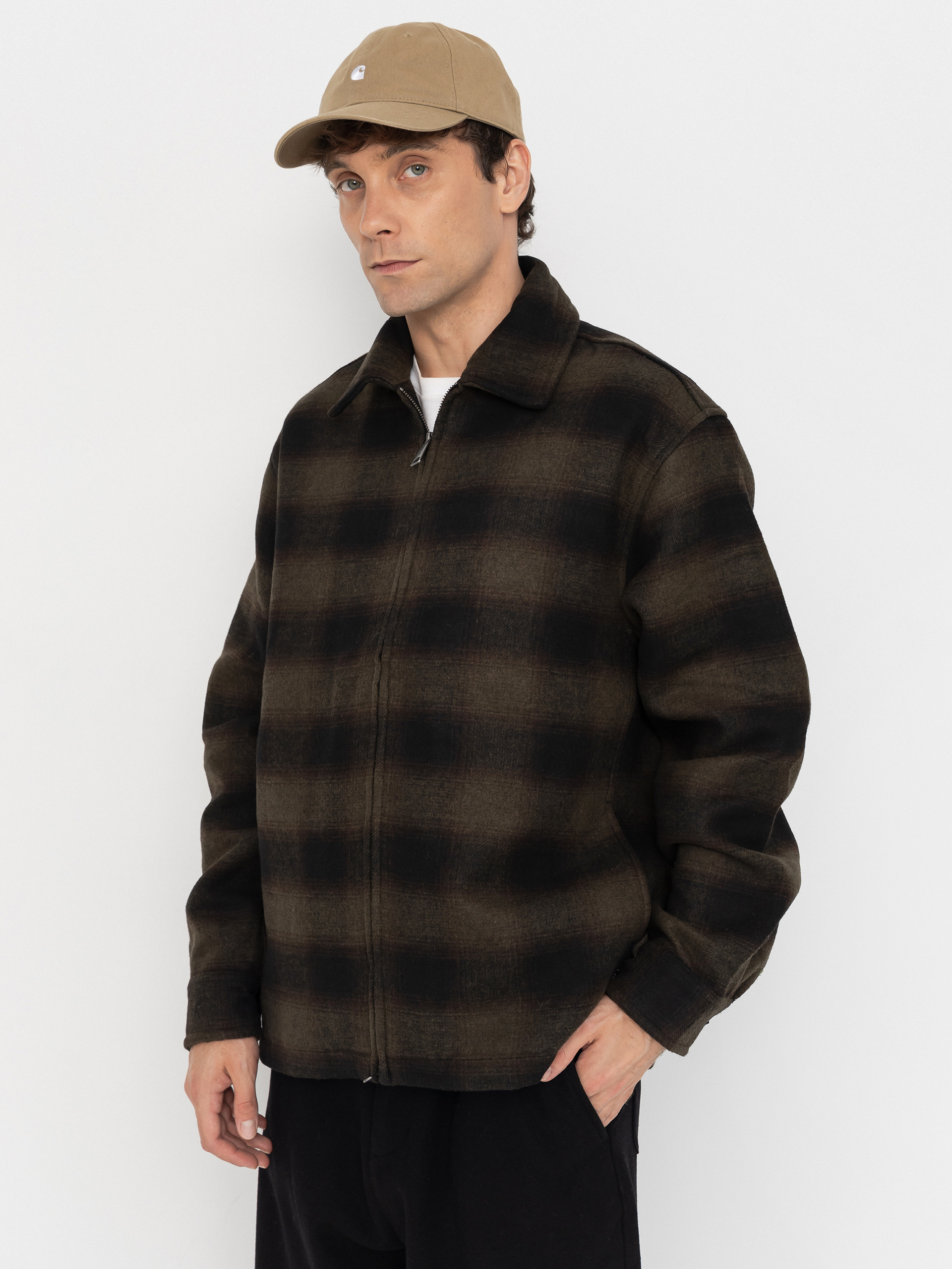 Carhartt WIP Alton Jacke (alton check cypress)