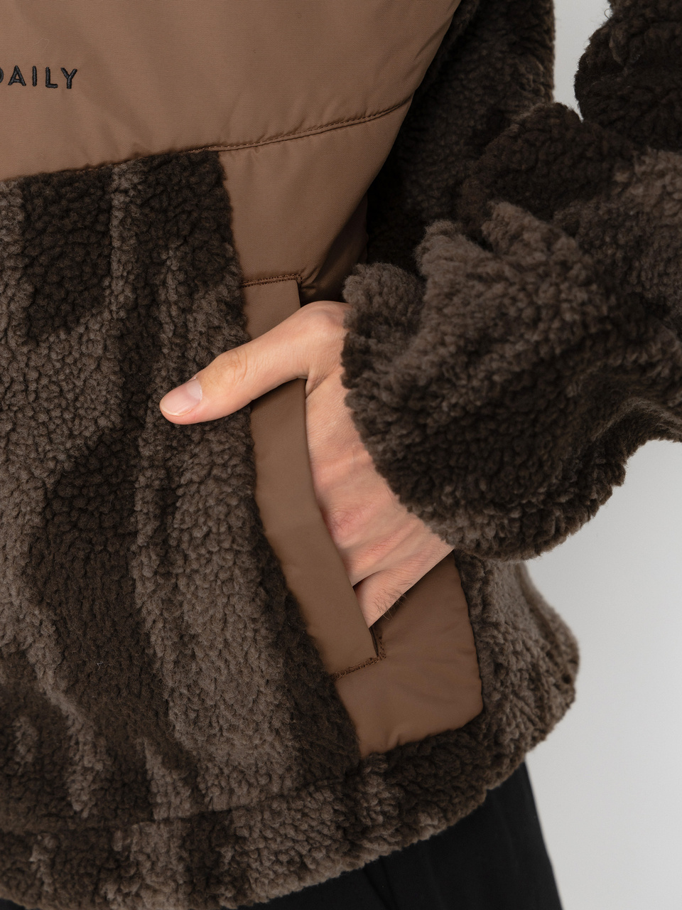 Herren Iriedaily Fleece Jacke Flawless (dark coffee)