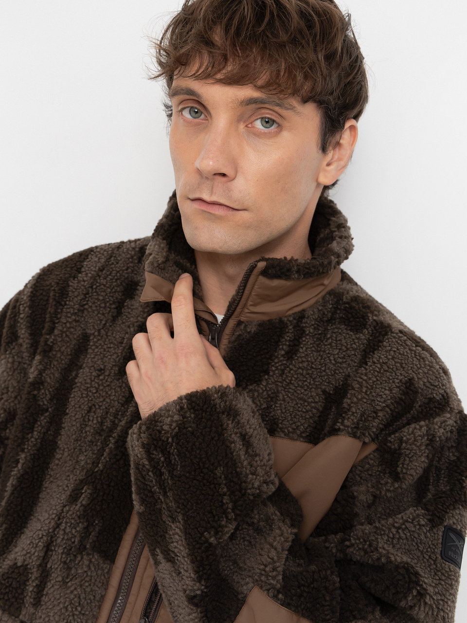 Mens Iriedaily Fleece  Flawless (dark coffee)