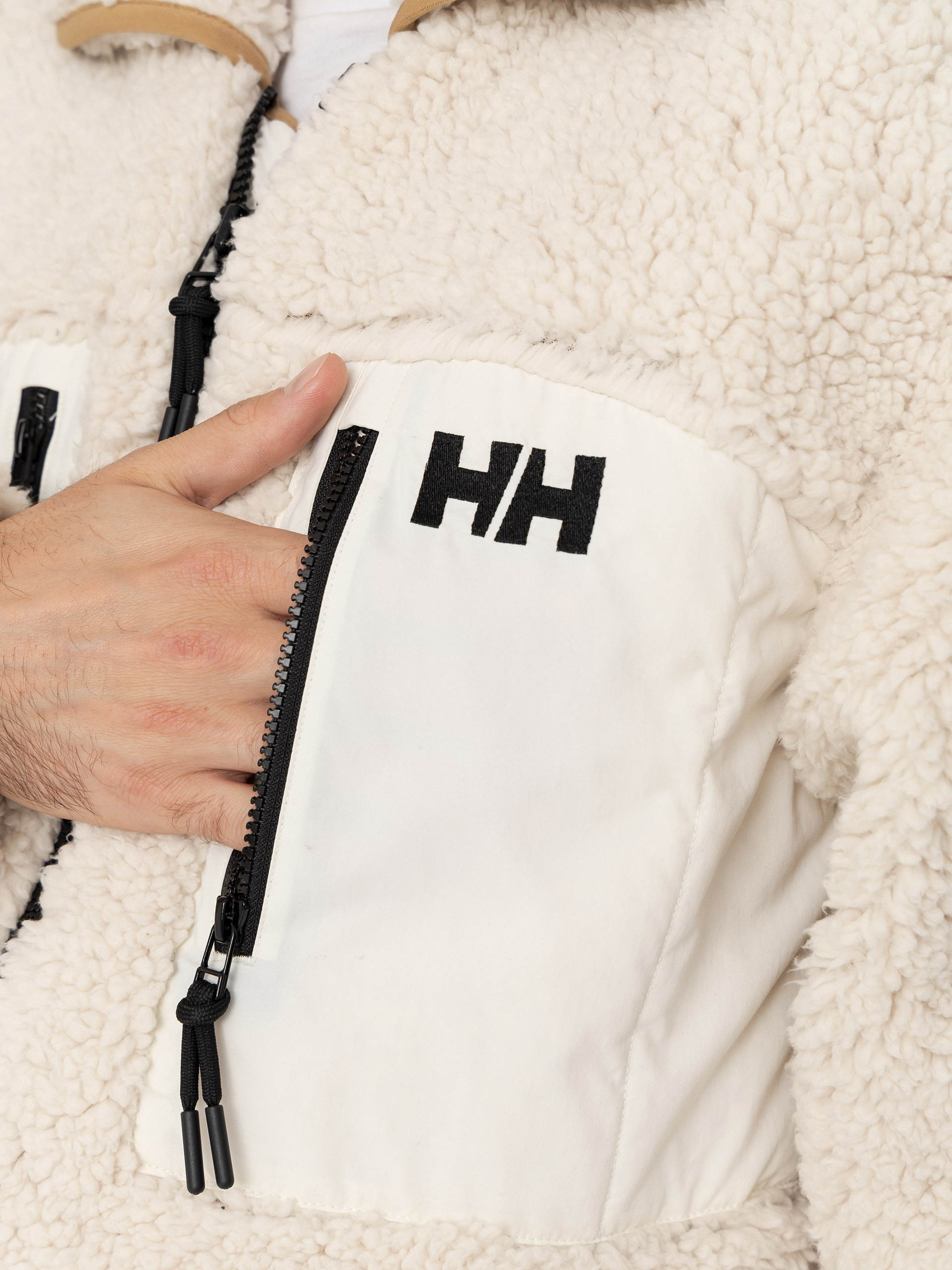 Mens Helly Hansen Fleece  Moonlit Pile (cream)
