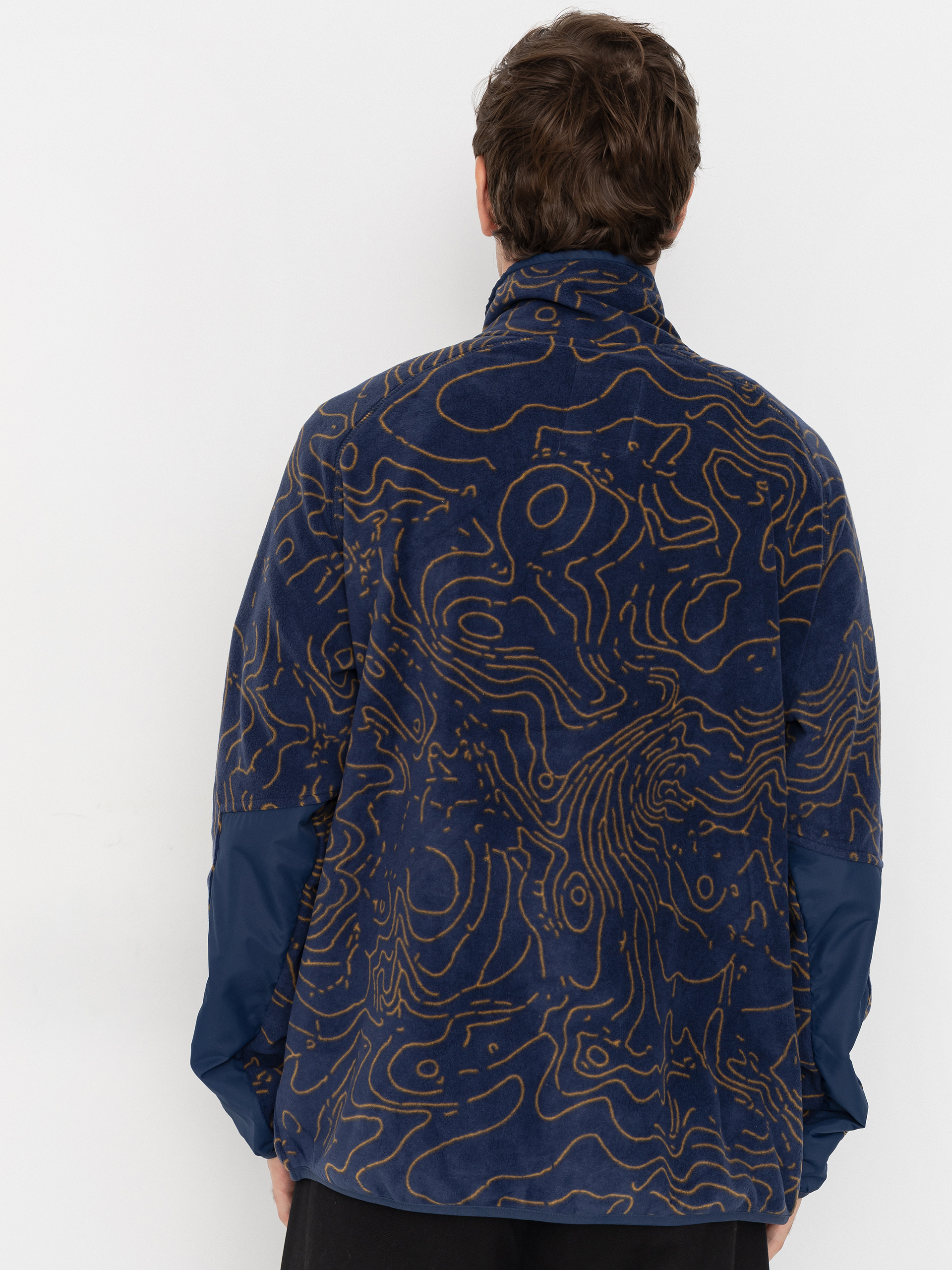 Mens Kavu Fleece  Teannaway (blue water topo)