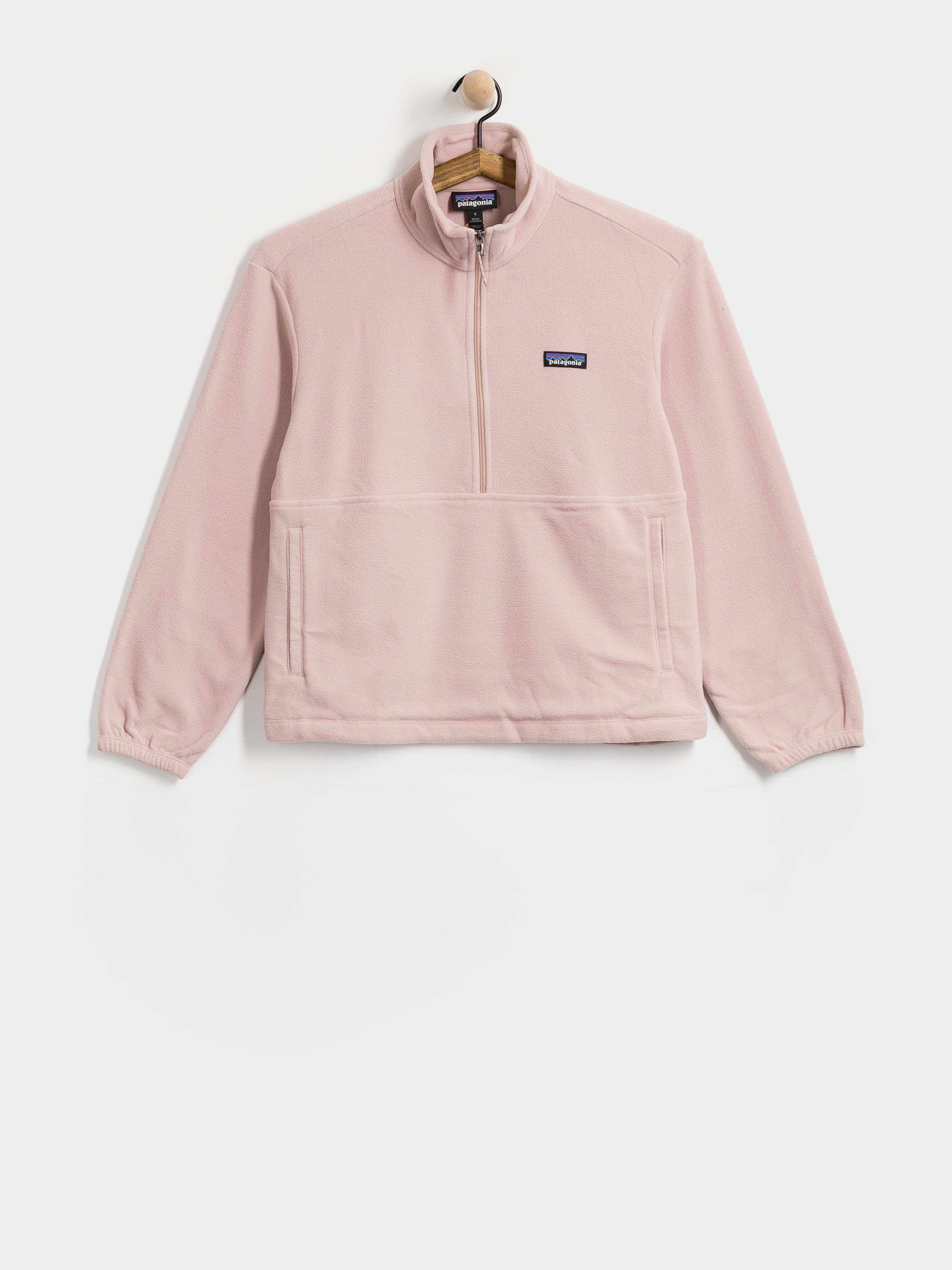 Patagonia Fleece  Micro D 1/2 Zip Wmn (fuzzy mauve)