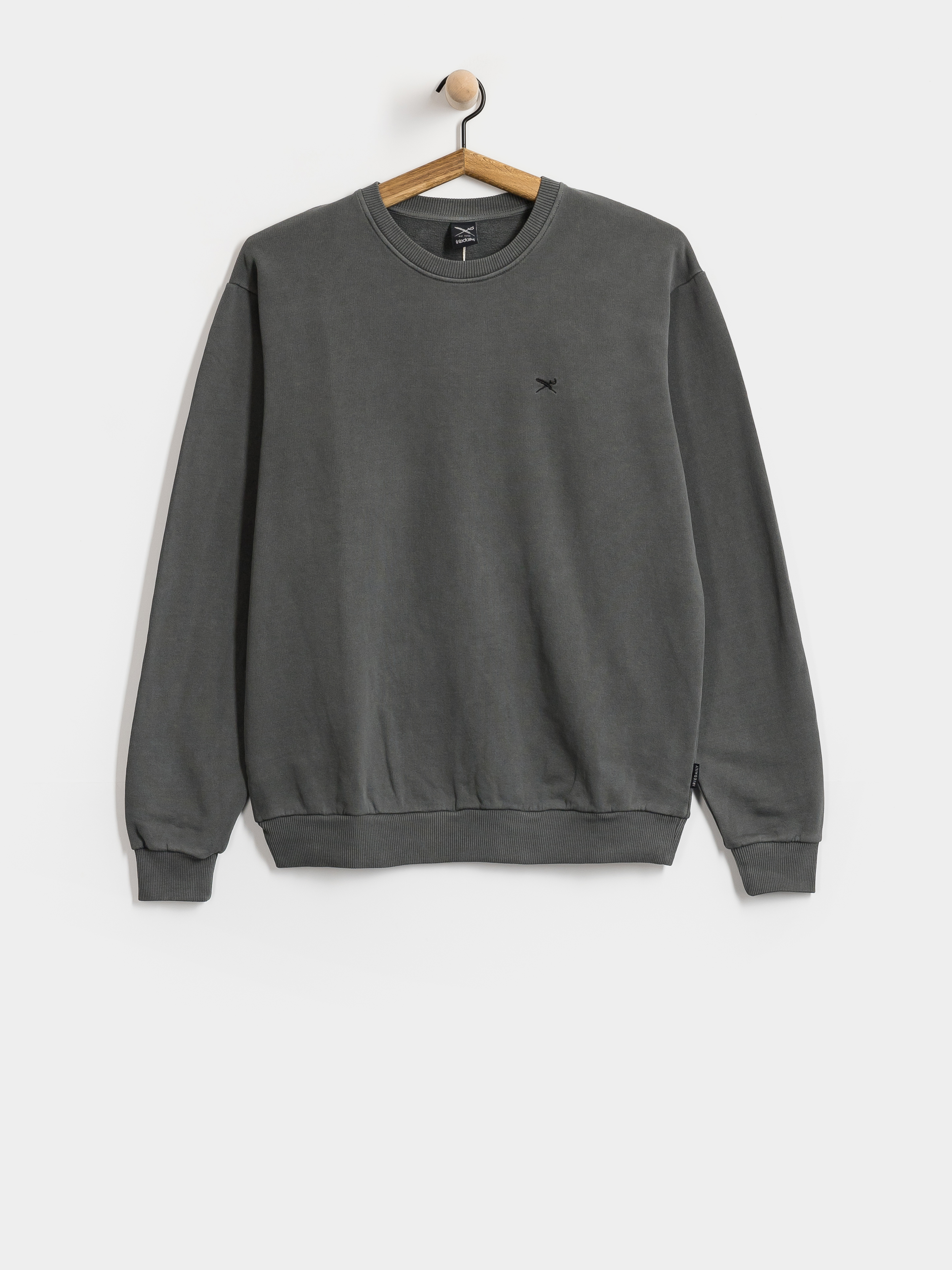 Iriedaily Sweatshirt Vintage Dye Crewneck (off black)