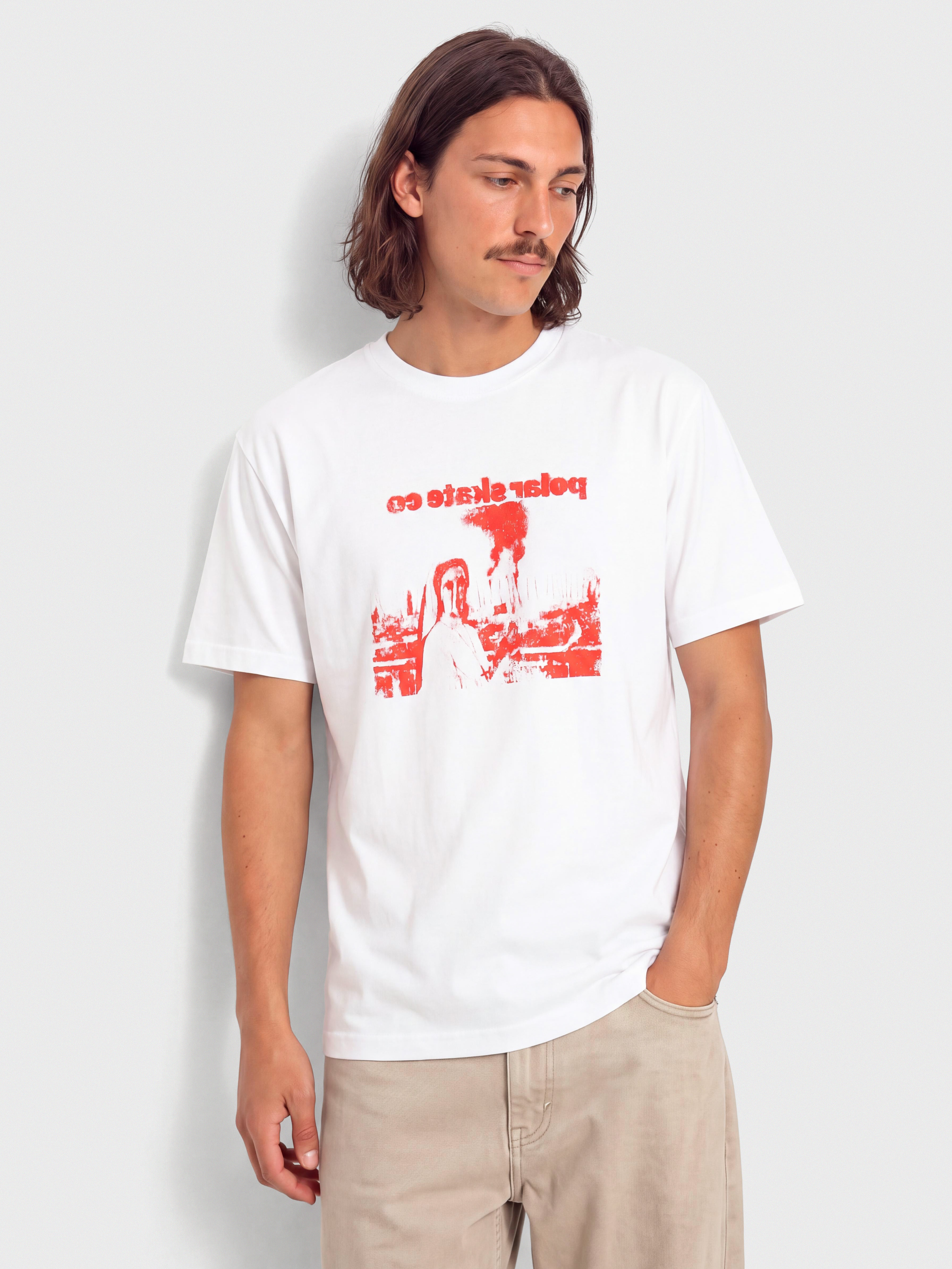 Polar Skate T-Shirt Apocalypse Nun (white)