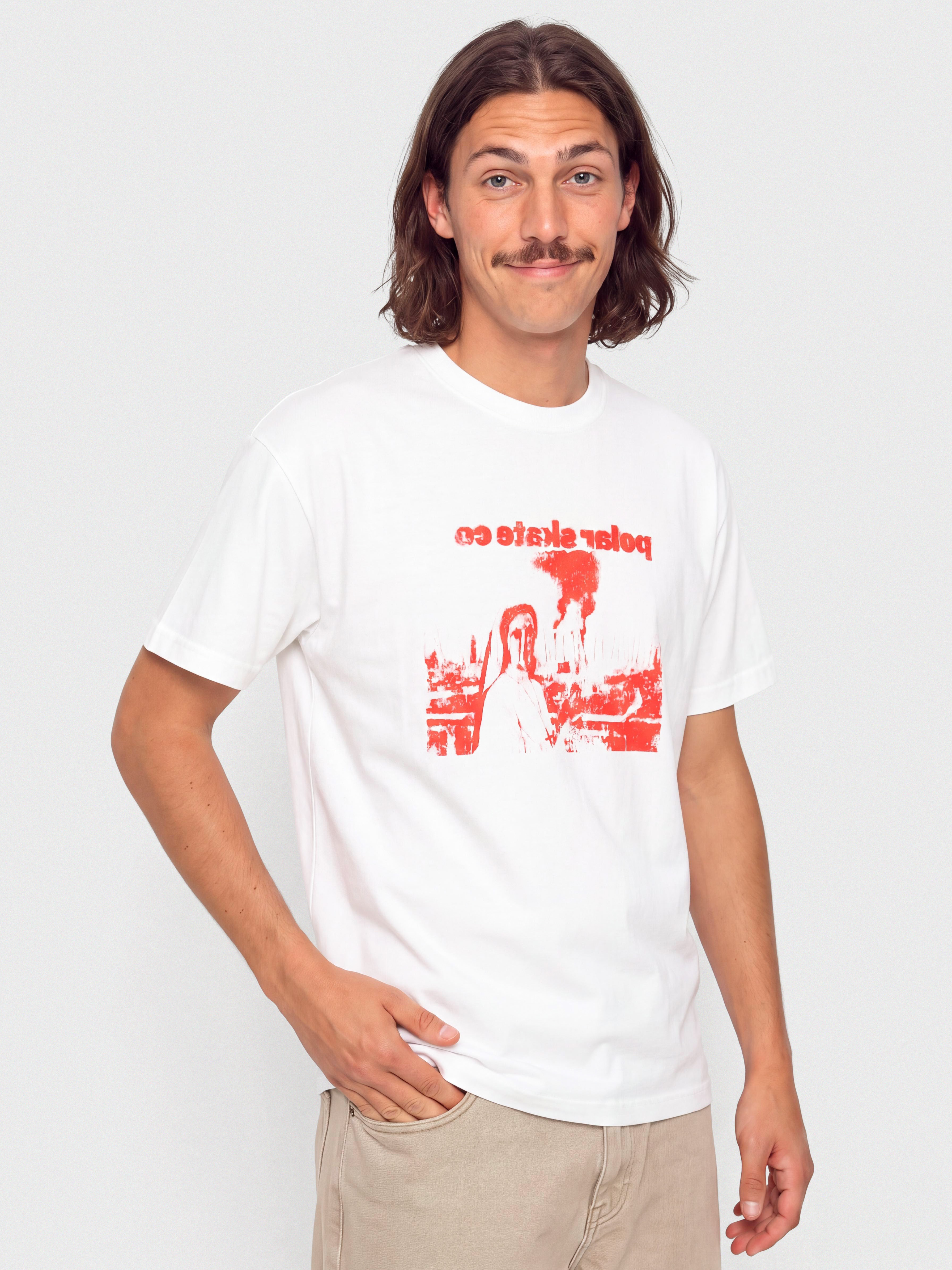 Polar Skate T-Shirt Apocalypse Nun (white)