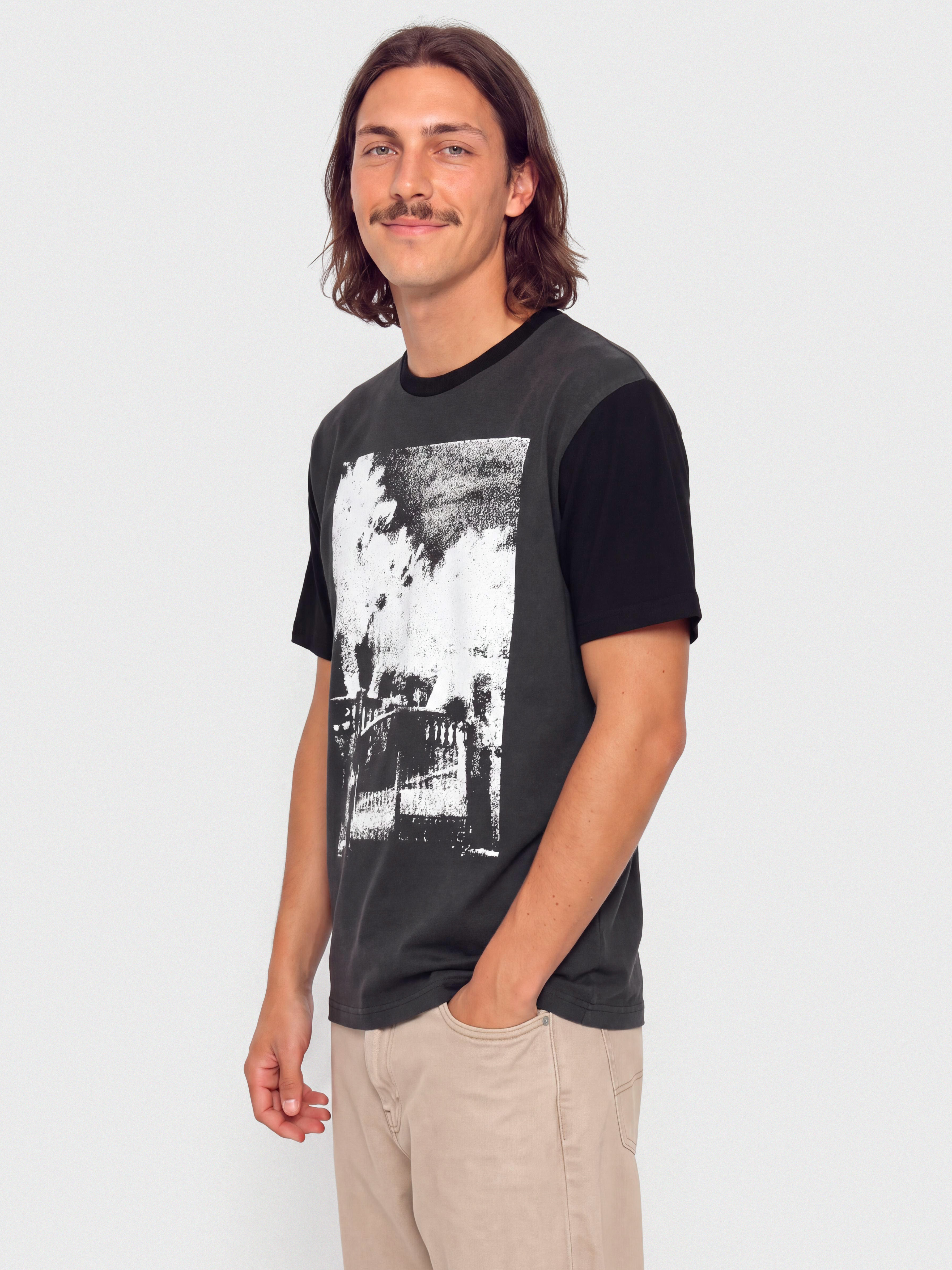 Polar Skate T-Shirt Band Badalona (silver black)