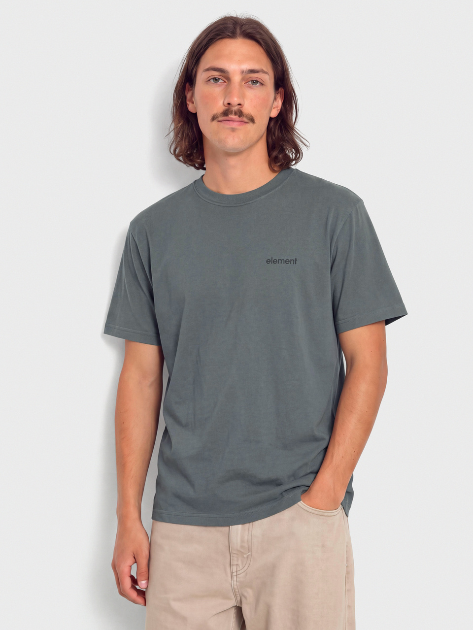 Element T-Shirt Lowcase Pigment (dark slate)