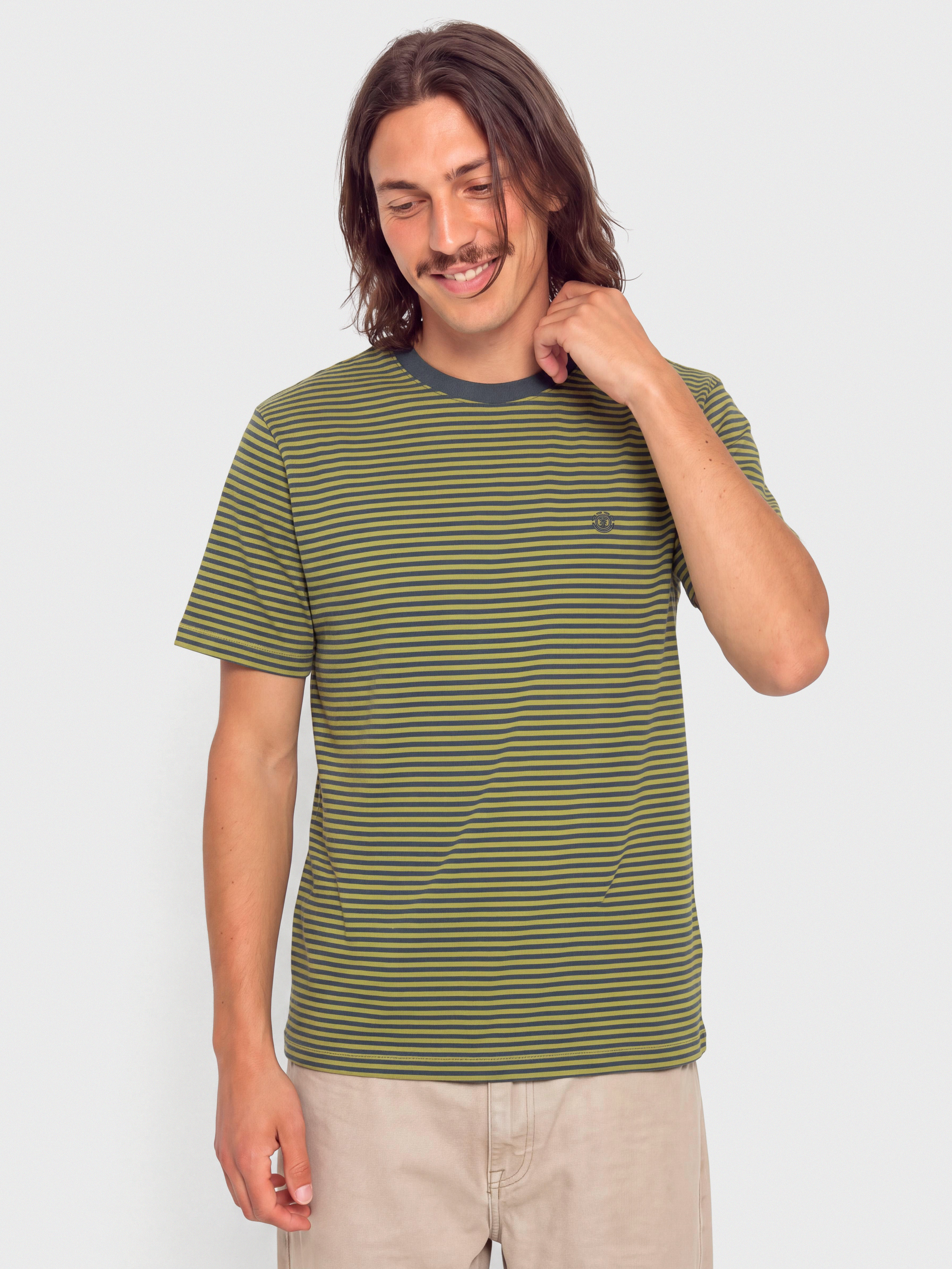 Element T-Shirt Icon Embroidery (darkslate/greenolive)