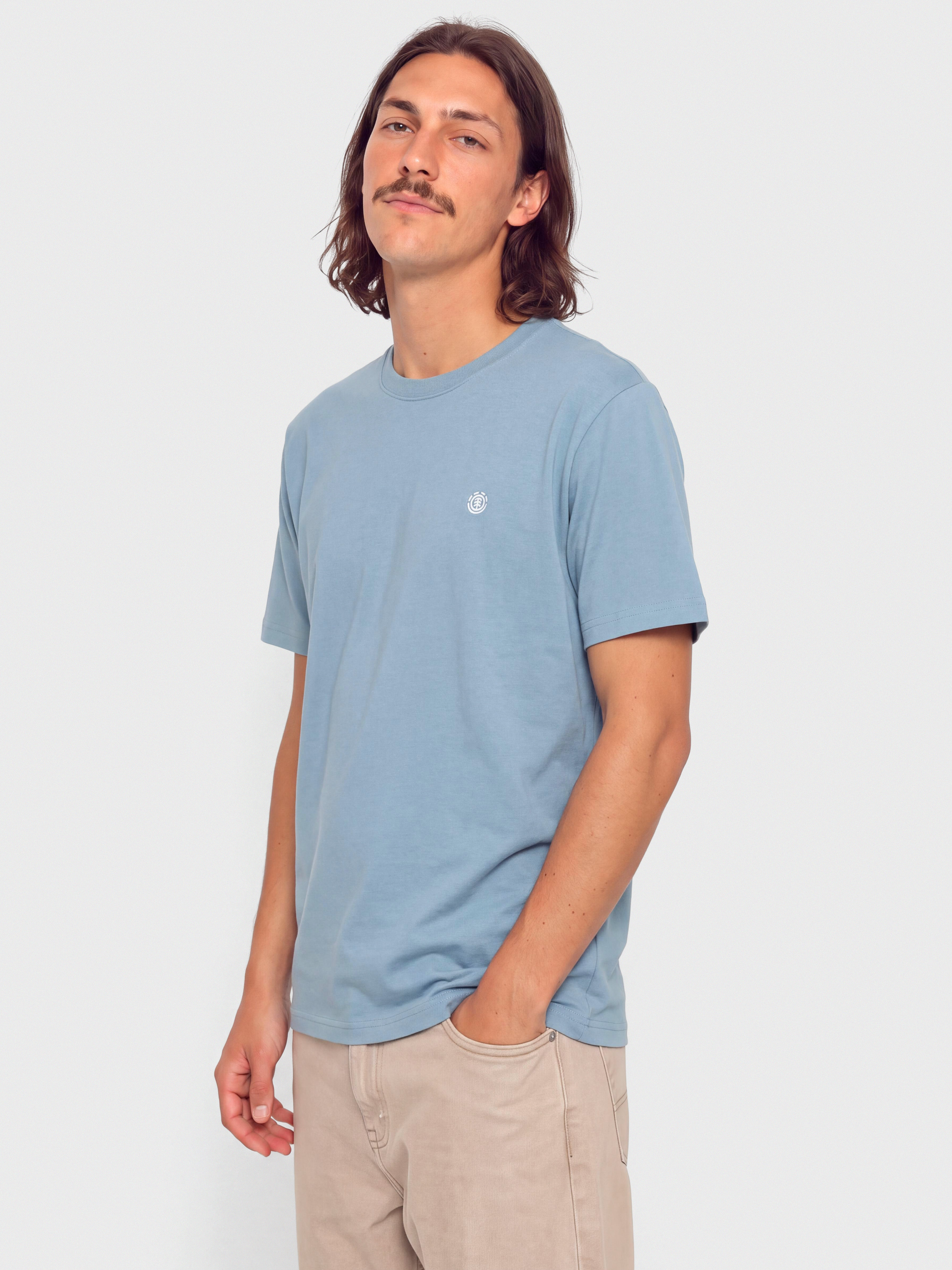 Element T-Shirt Icon Embroidery (faded denim)