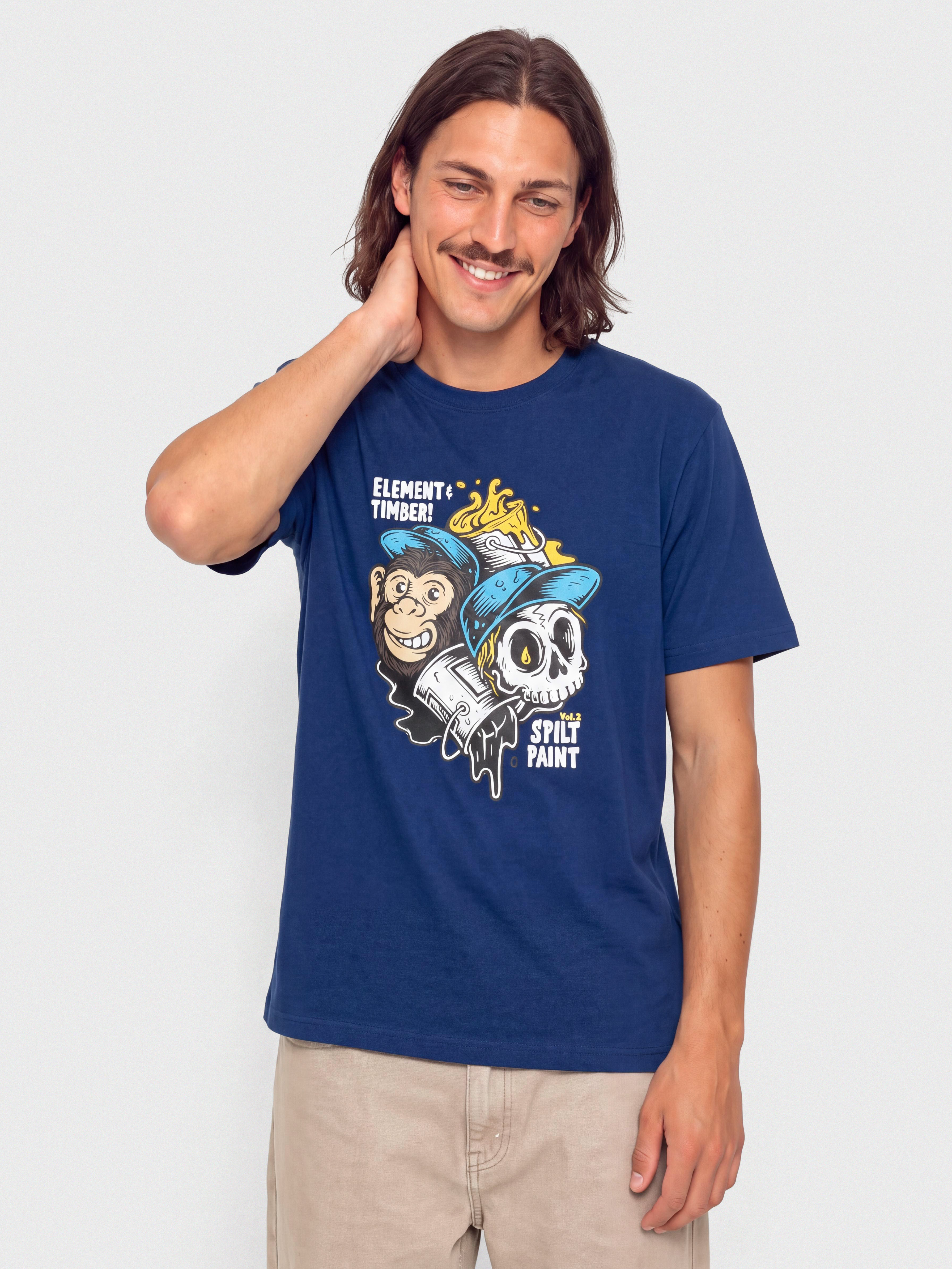 Element T-Shirt Timber Flow (bellweather blue)