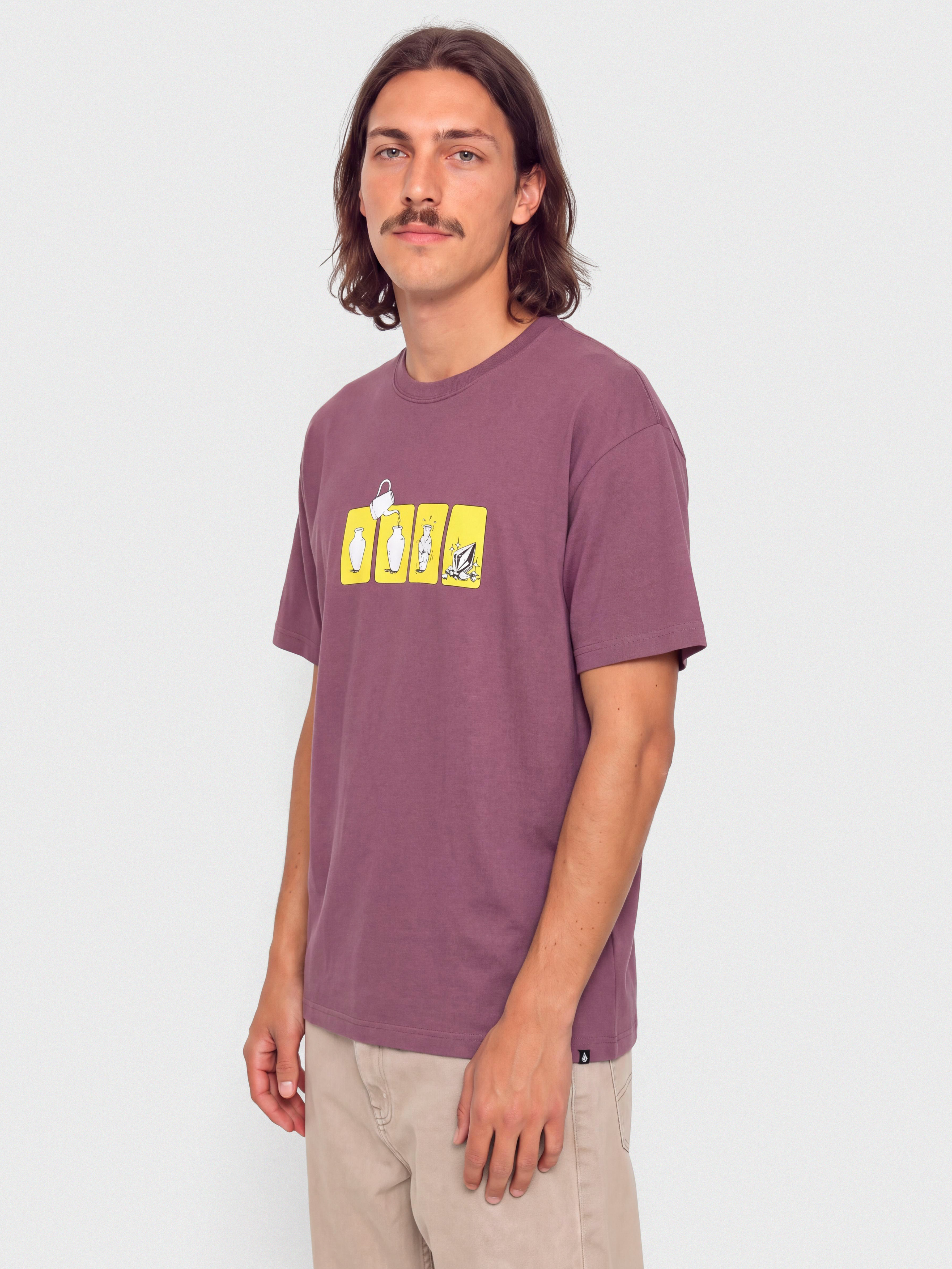 Volcom T-Shirt Before I Break Lse (orchid)