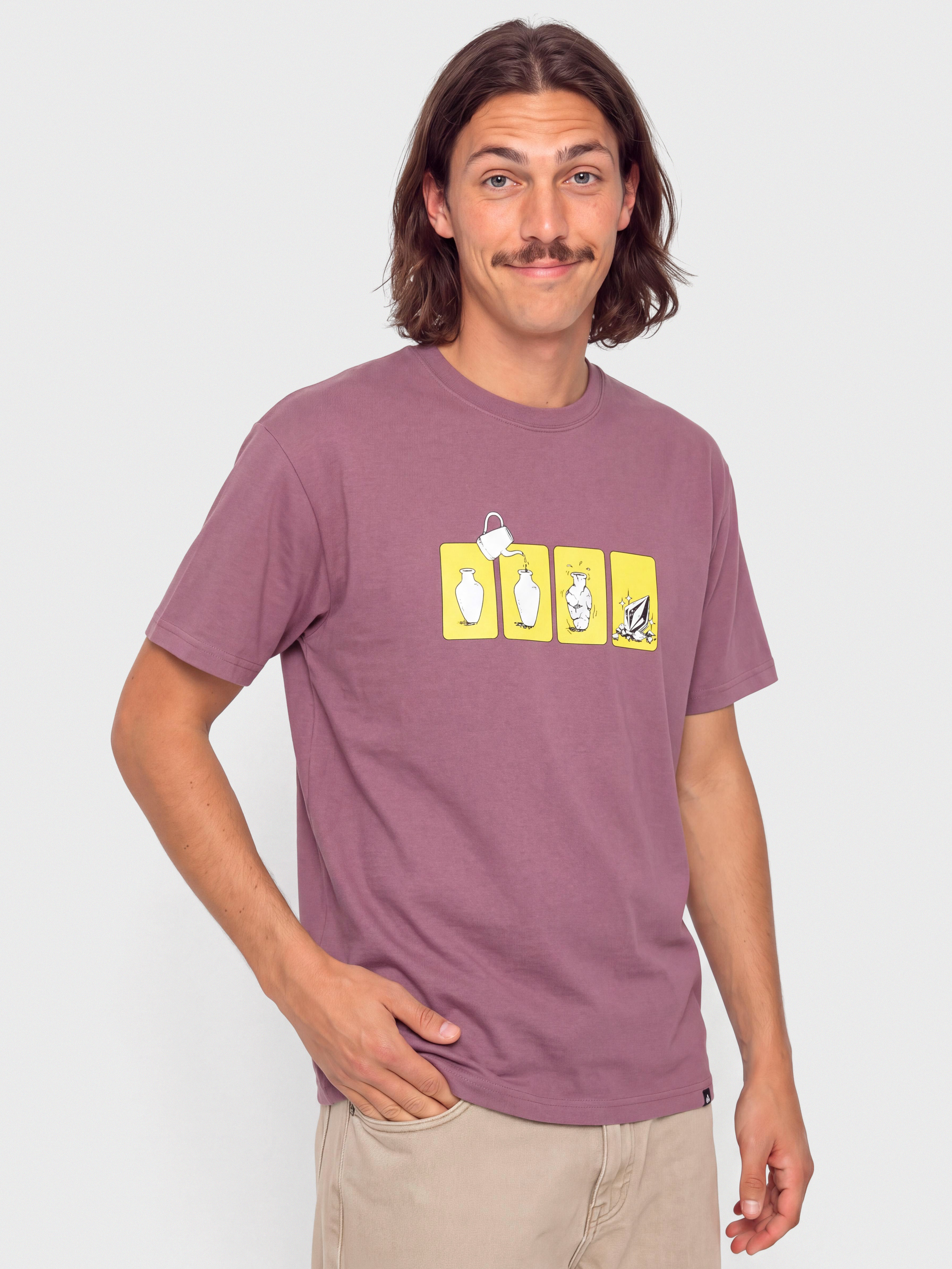 Volcom T-Shirt Before I Break Lse (orchid)