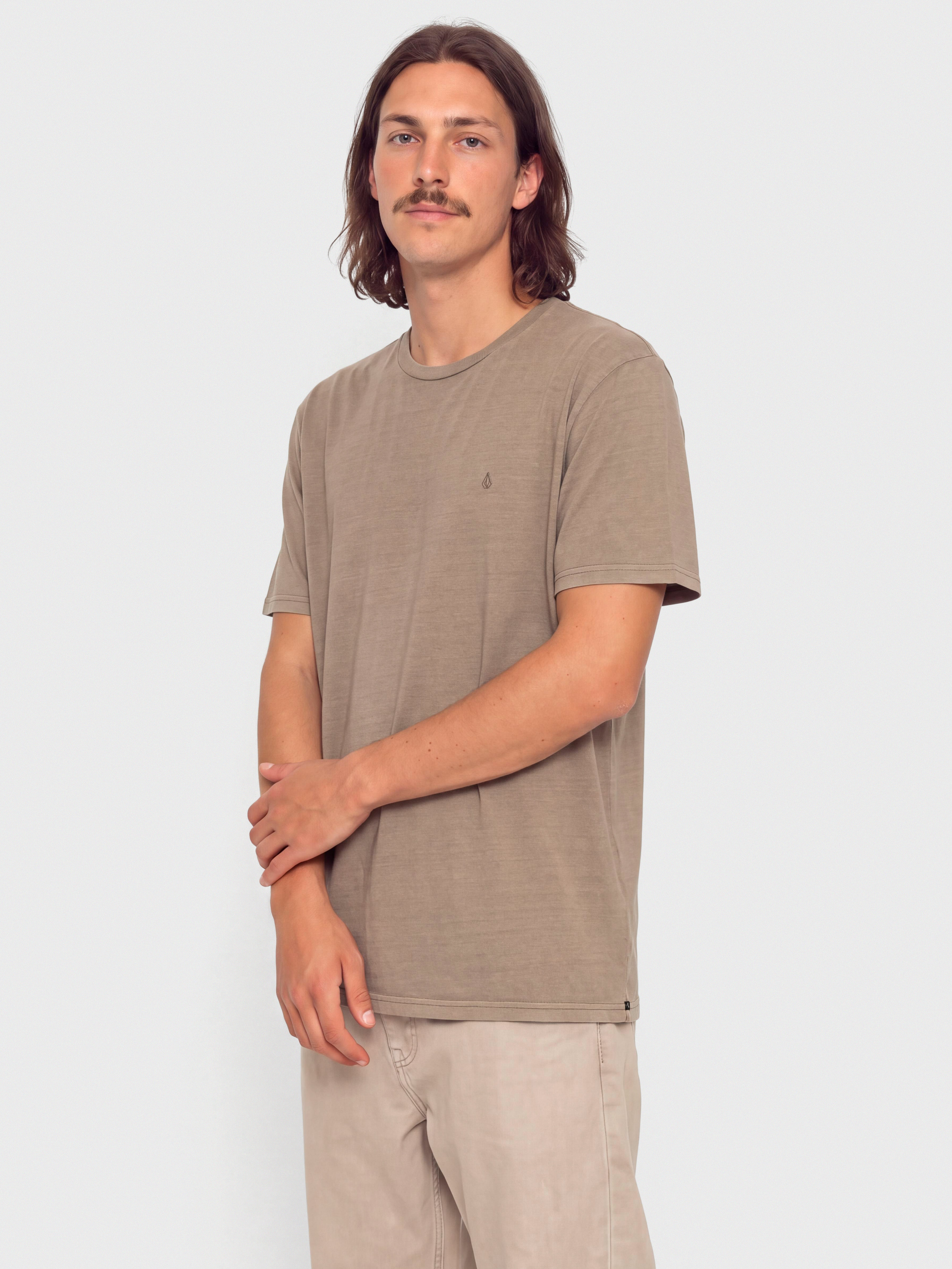 Volcom T-Shirt Solid Stone Emb (earth)