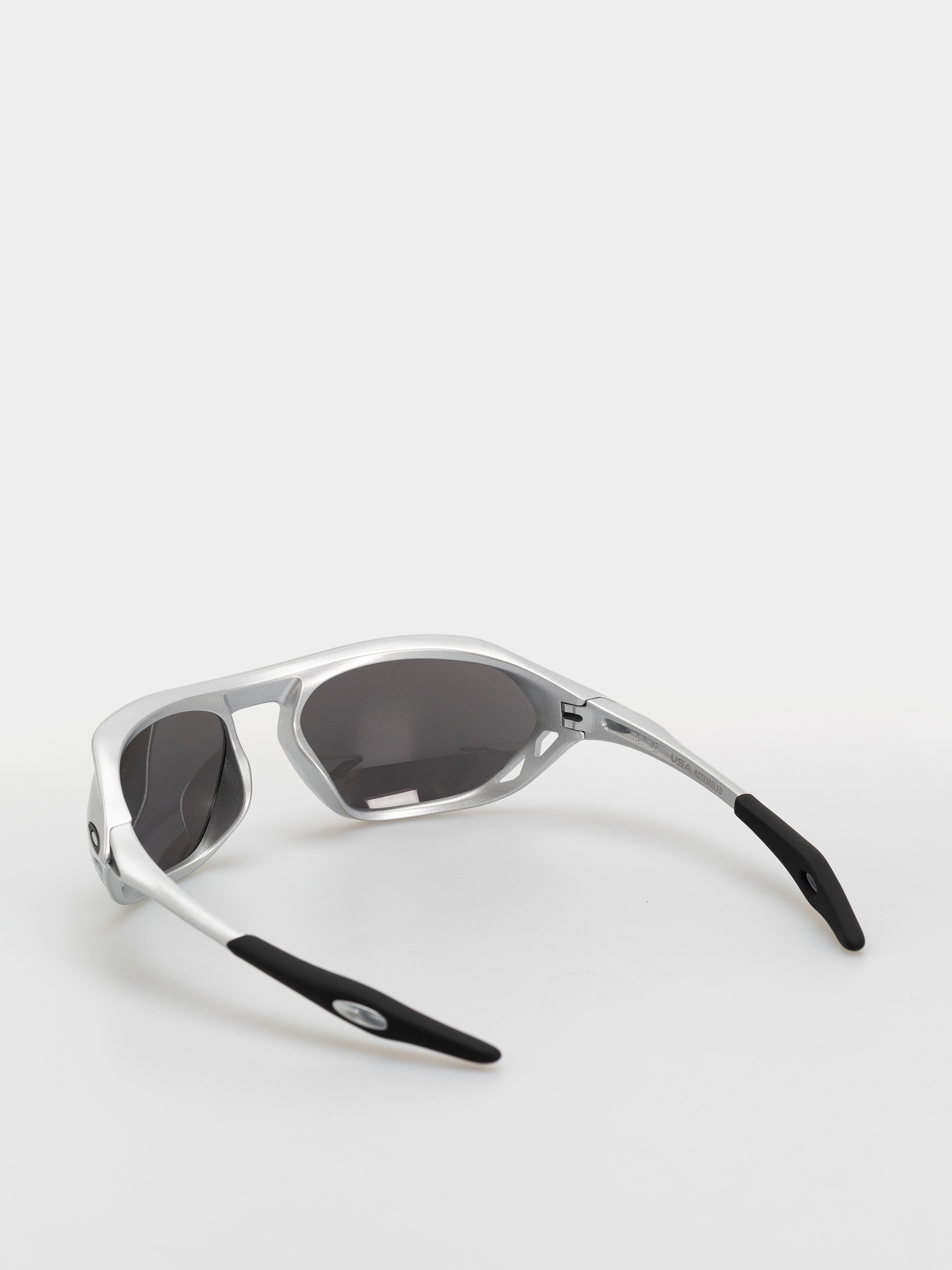 Oakley Cage Jacket Sonnenbrille (x-silver/prizm black polarized)