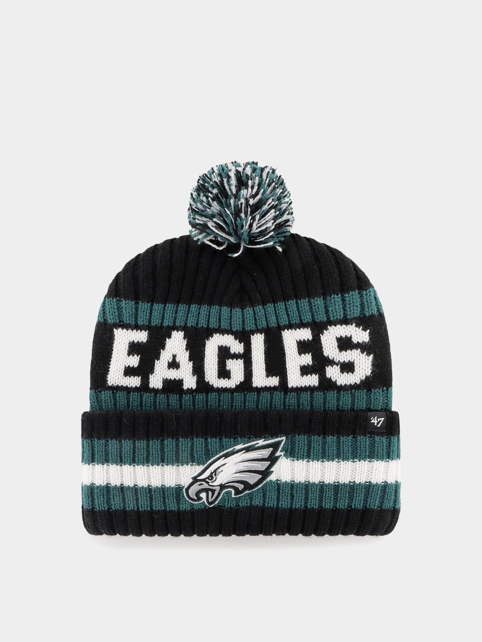47 Brand Mütze Bering Cuff Knit Philadelphia Eagles (black)