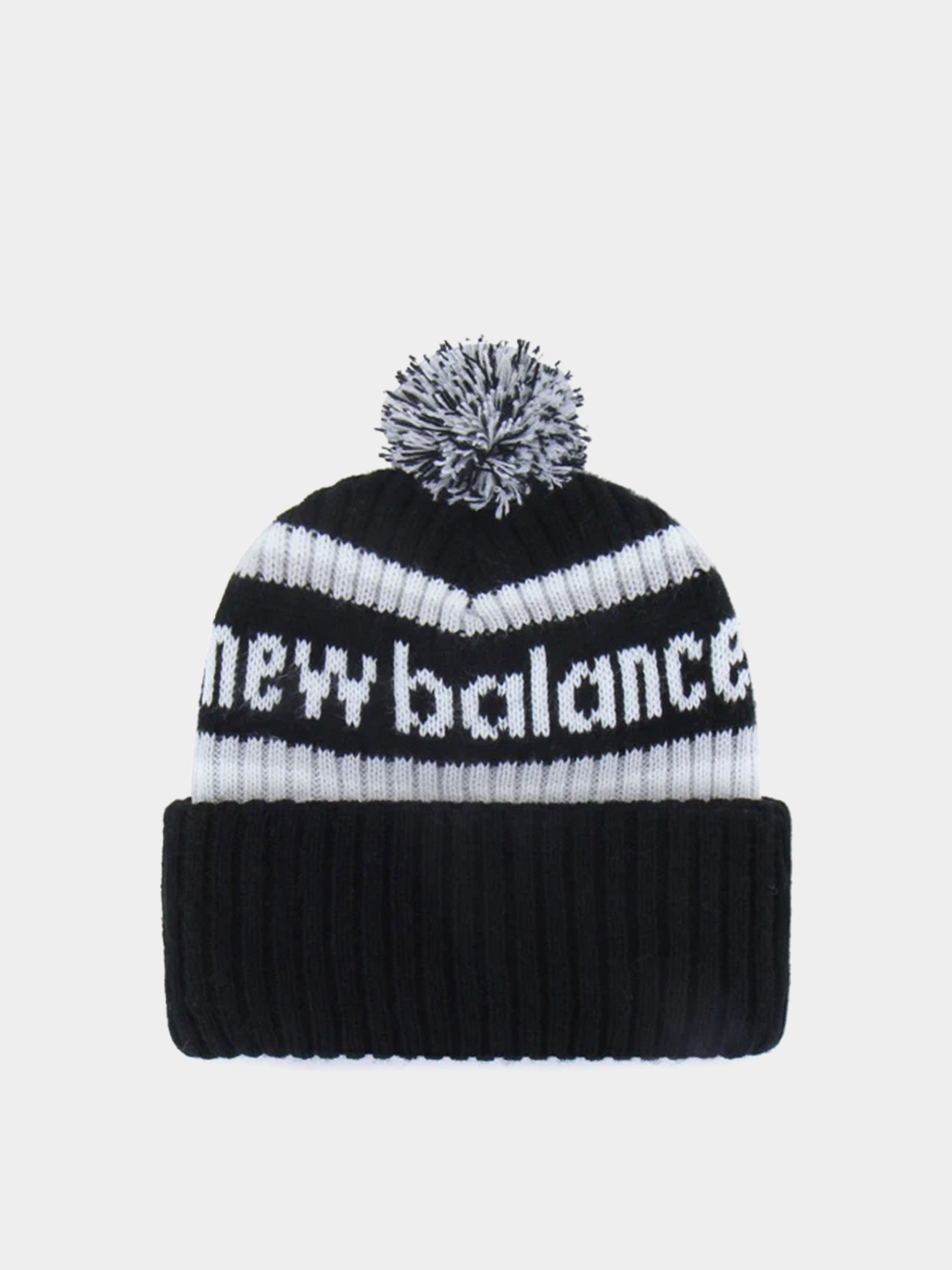 47 Brand Mütze X NB Bering 47 Cuff Knit (black grey matter sea salt)