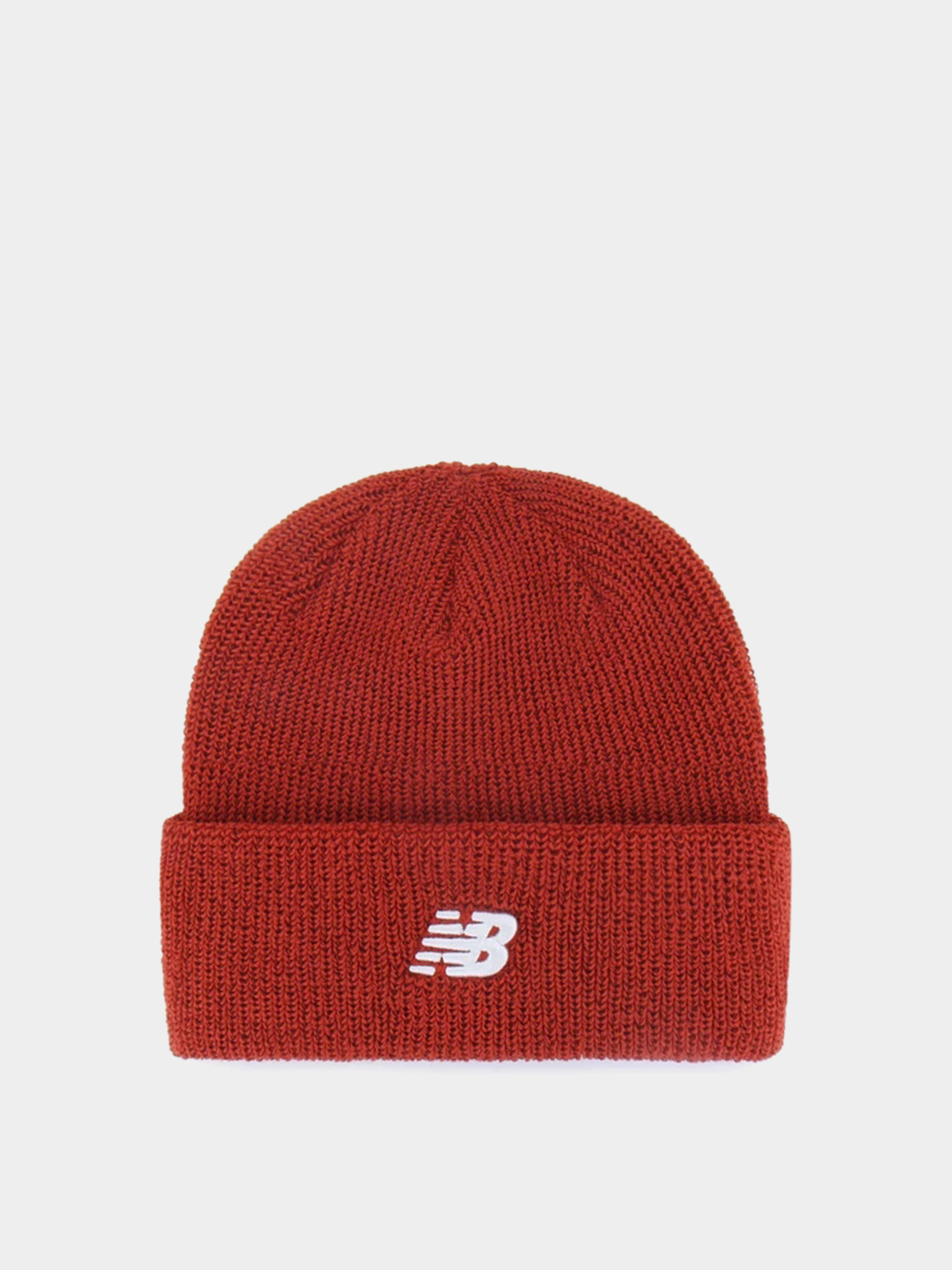 47 Brand Beanie X NB Core Cuff Knit (hot tomato w/ white)