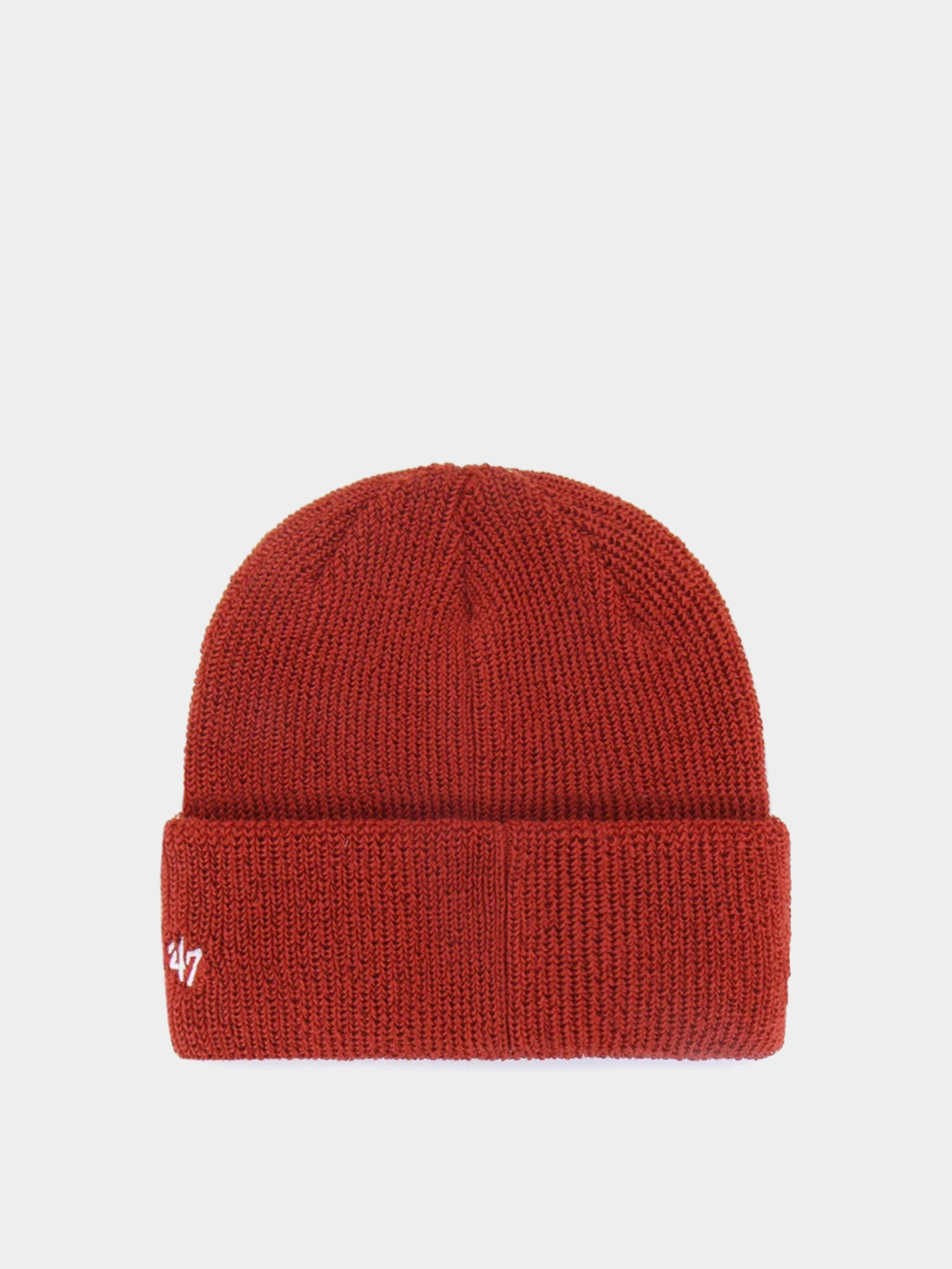47 Brand Mütze X NB Core Cuff Knit (hot tomato w/ white)