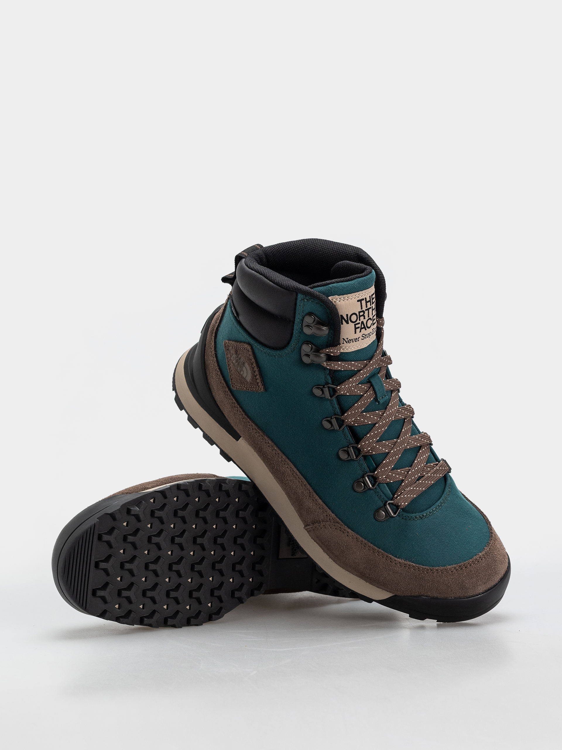 The North Face Back To Berkeley Iv Textile Wp Shoes (pacific teal/smokey bro)