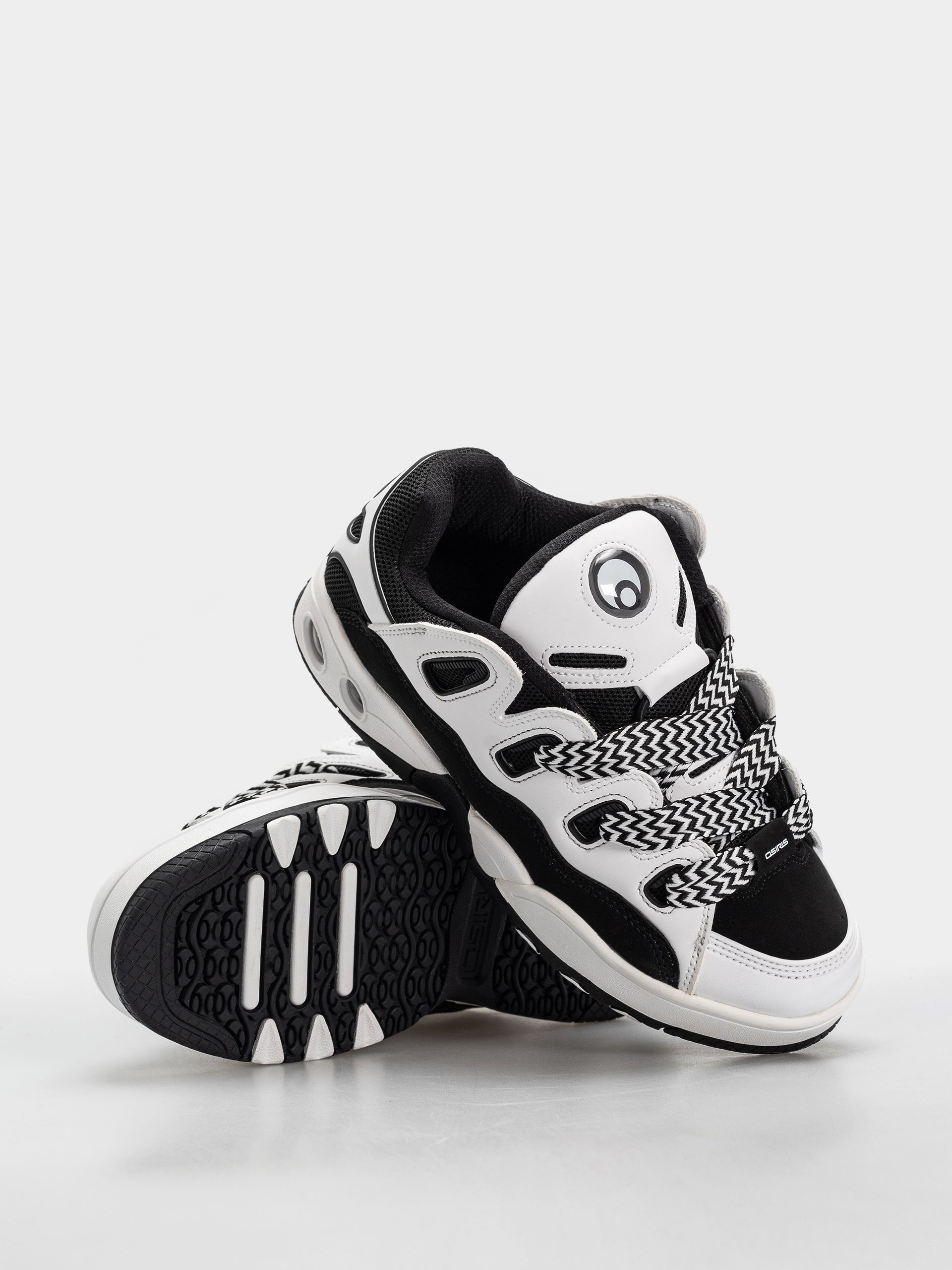 Osiris D3 OG Schuhe (black/white/zigzag)
