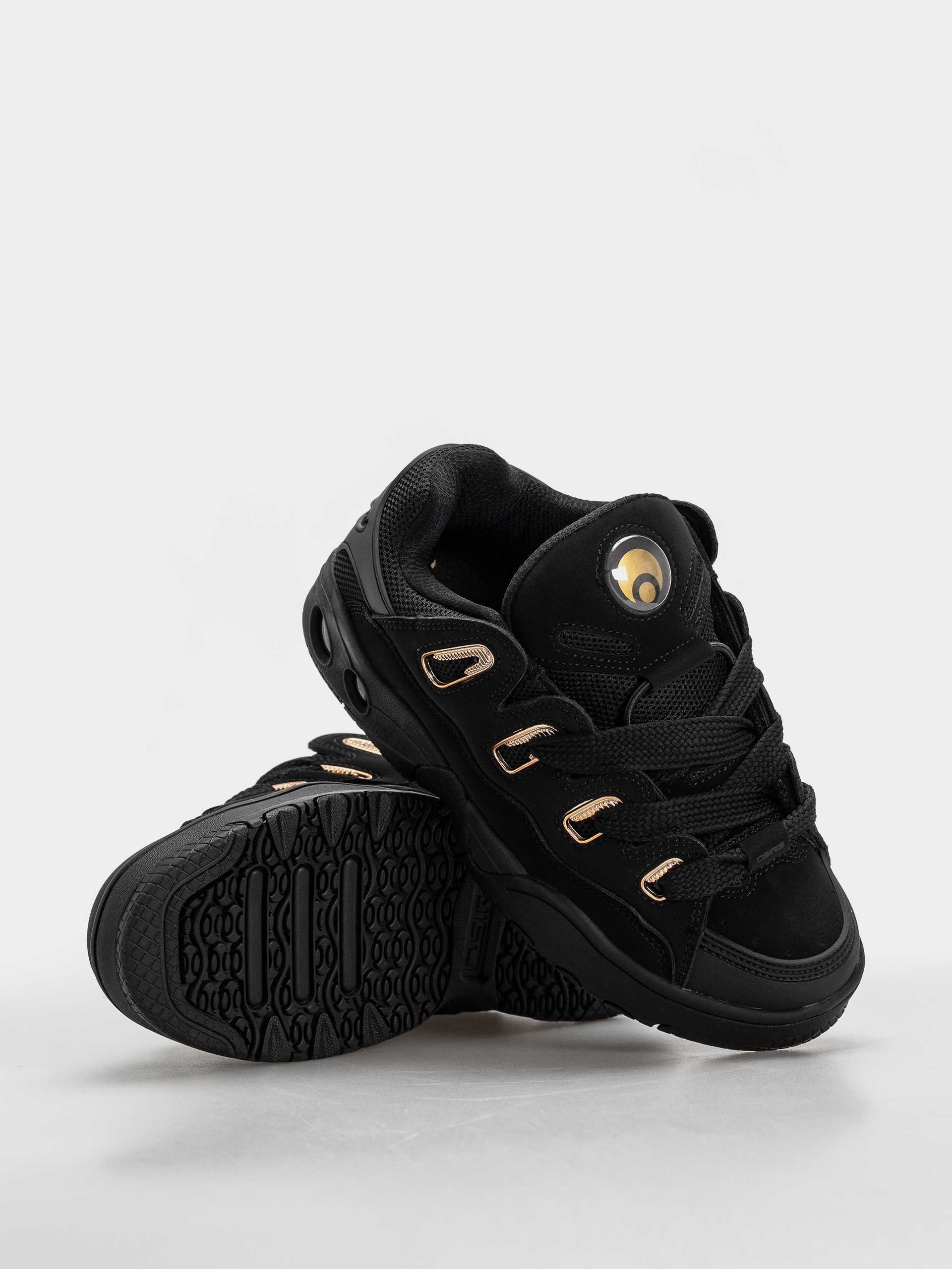 Osiris D3 OG Shoes (black/black/gold)