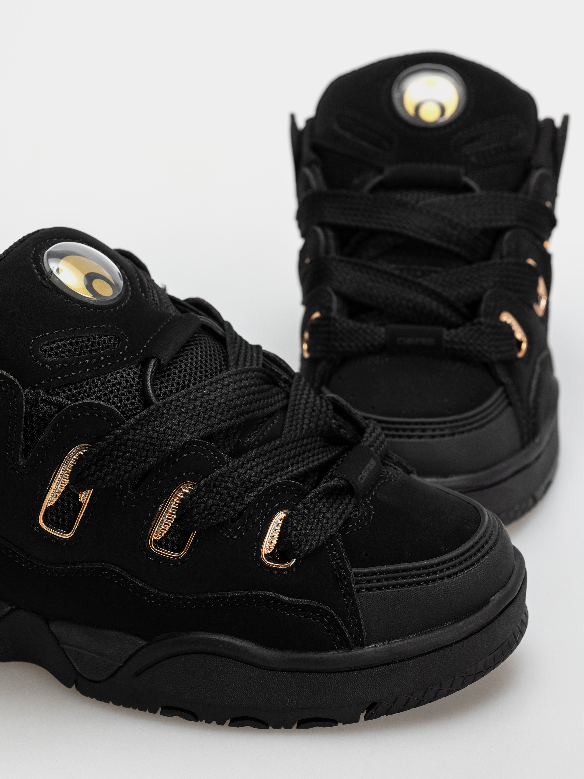 Osiris D3 OG Shoes (black/black/gold)