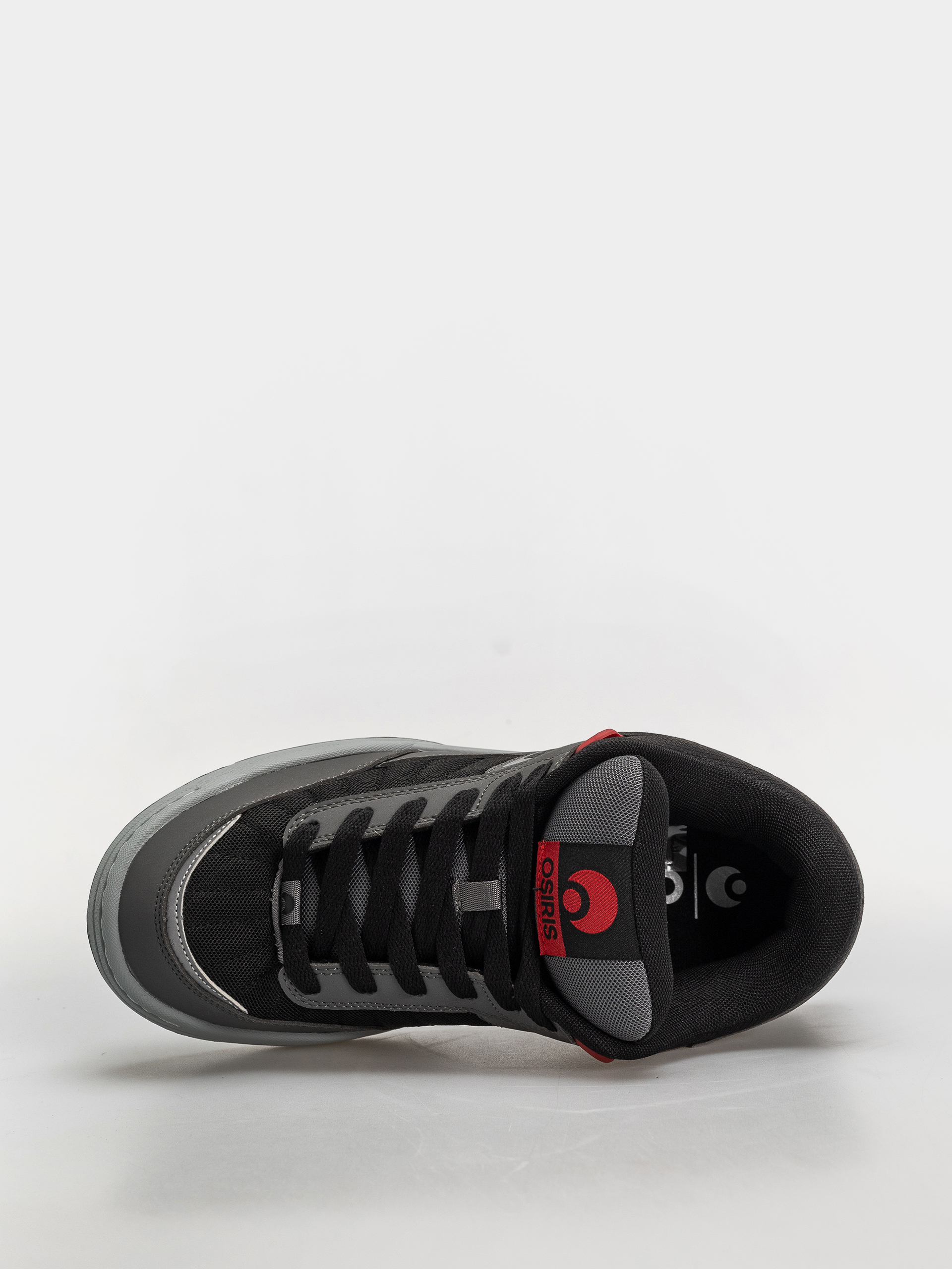 Osiris Flux Shoes (charcoal/black/red)