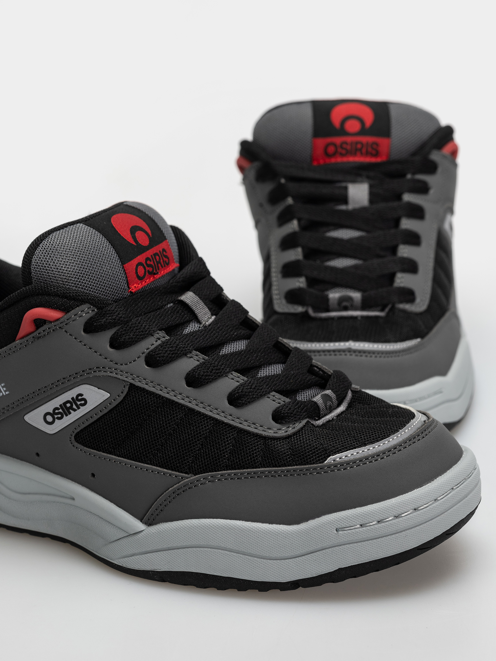 Osiris Flux Schuhe (charcoal/black/red)