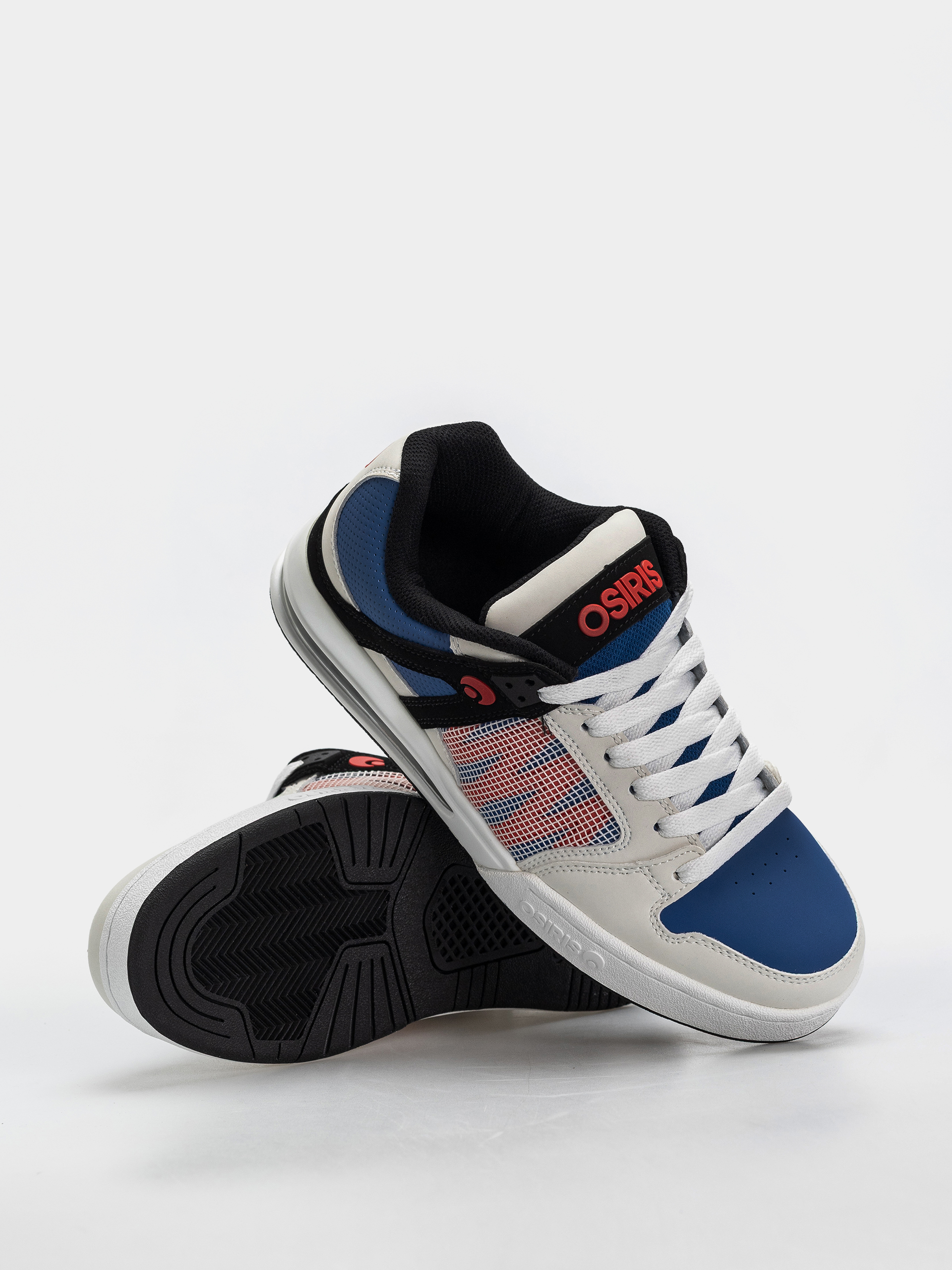 Osiris Pixel Shoes (bone/blue/orange)